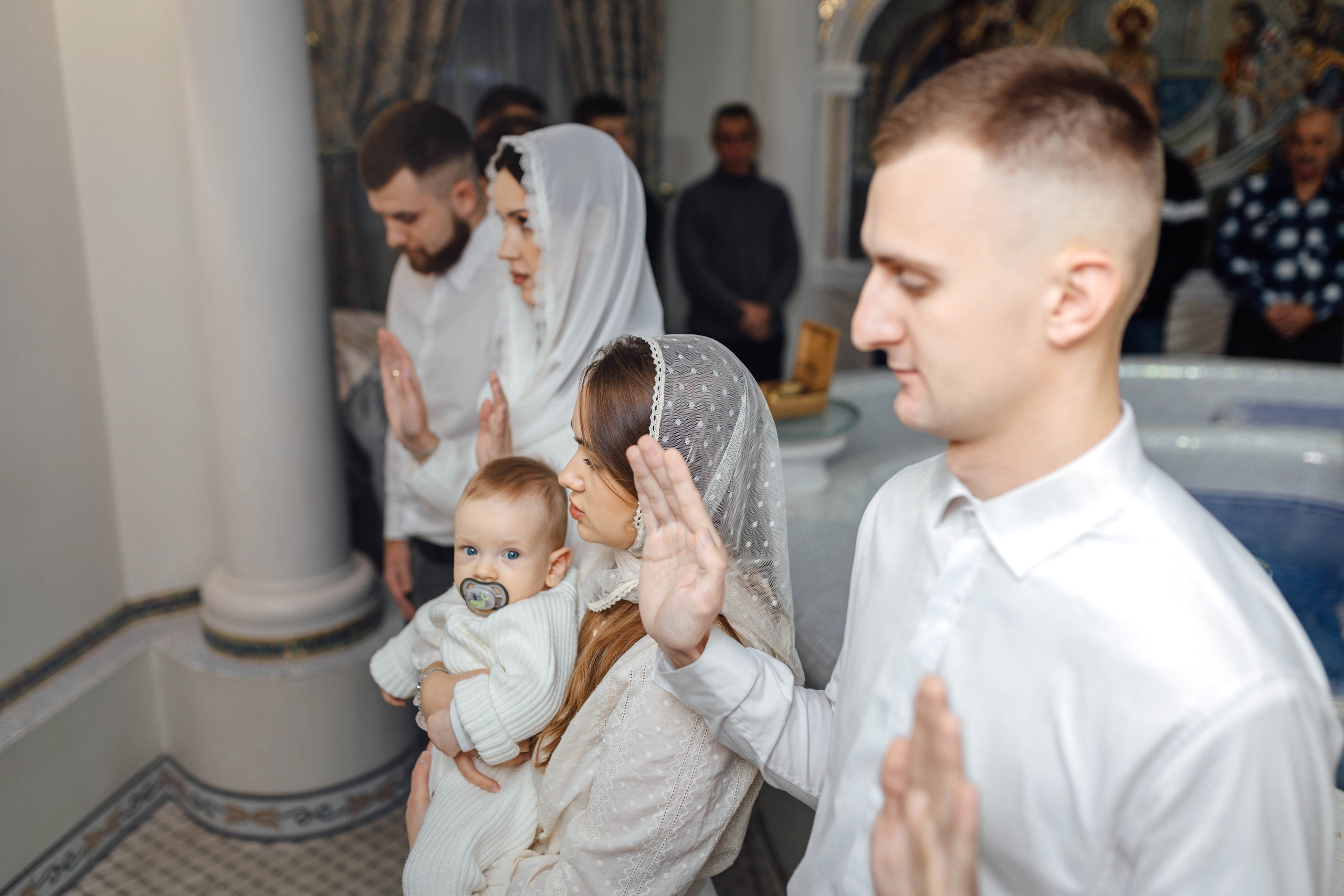 Крещение Демида, храм Святой Троицы, декабрь 2025