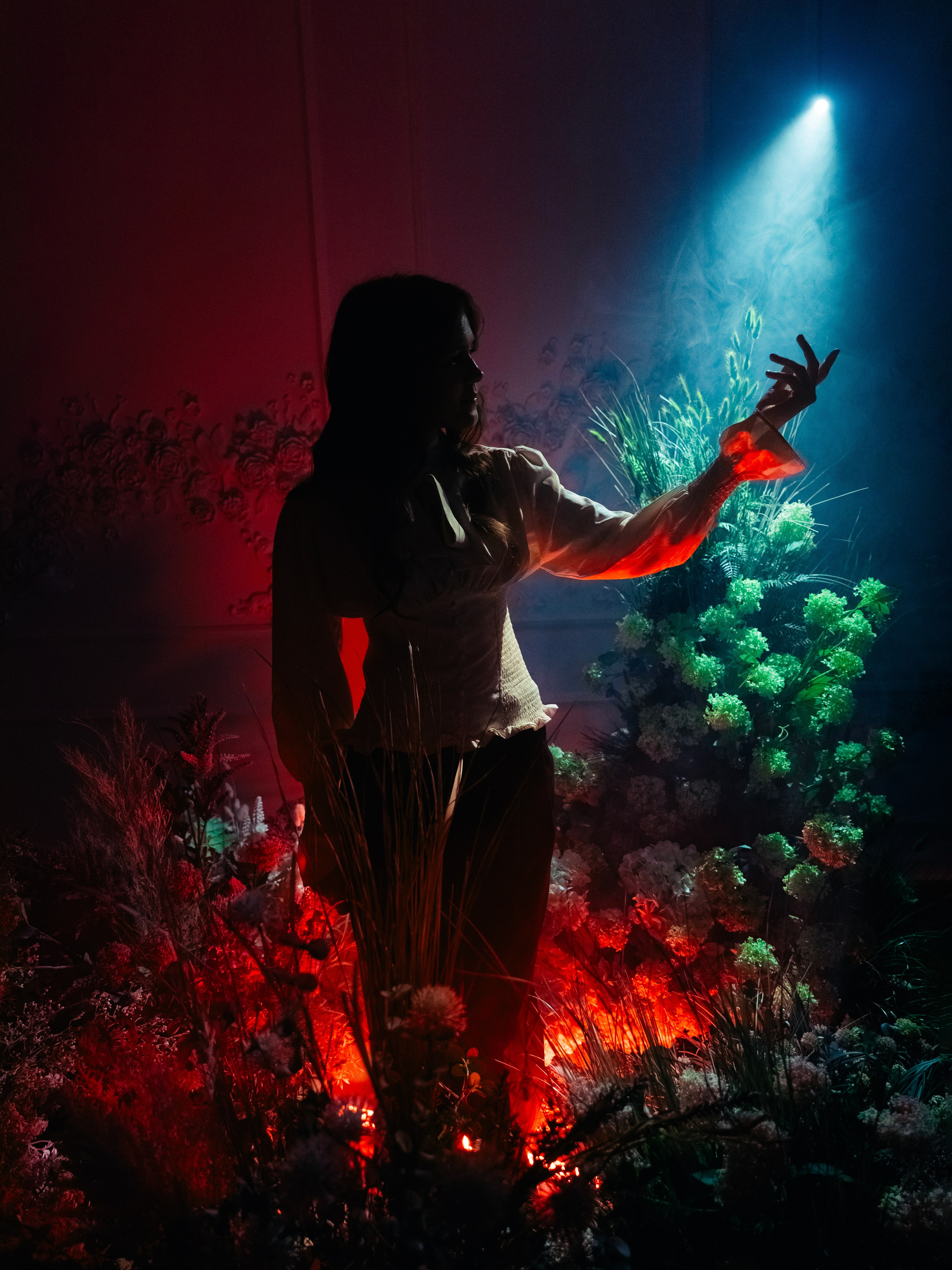 Портретная фотосессия с цветным светом в Новосибирске — Роман Лахмыткин