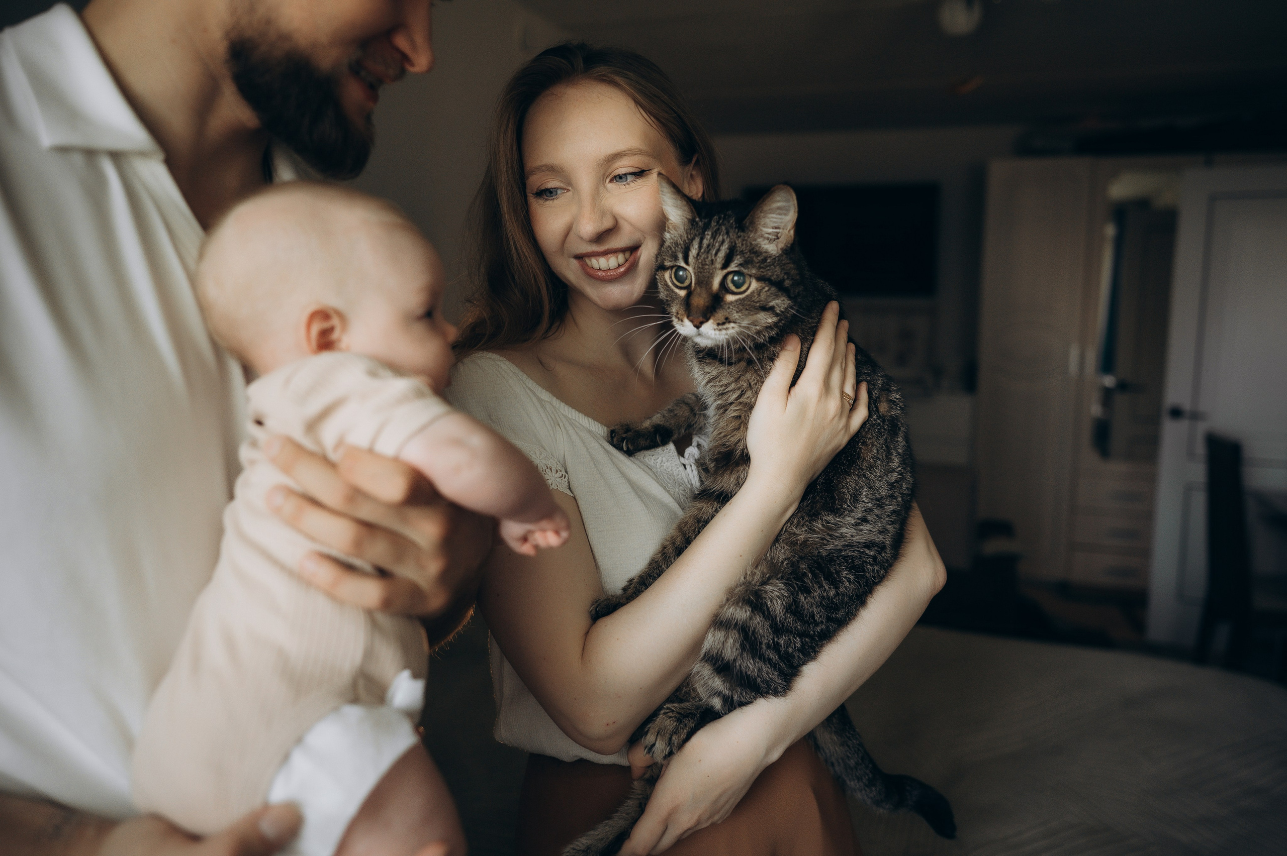 Георгий, Татьяна и малышка Кристина. Фотограф Виктория Грибова г. Вологда