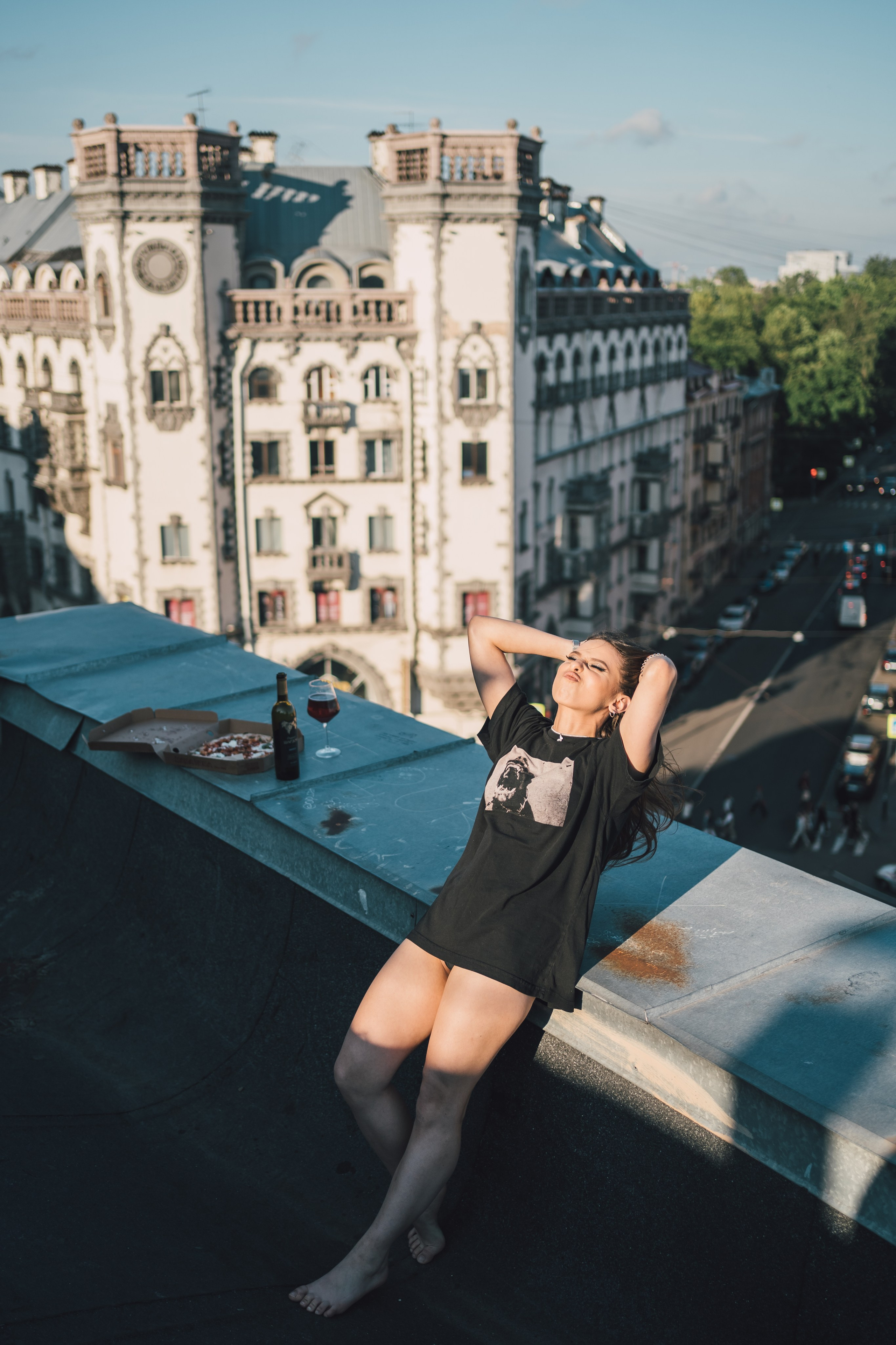 На крыше. Репортажный фотограф в Санкт-Петербурге. Фотограф на мероприятие в СПБ