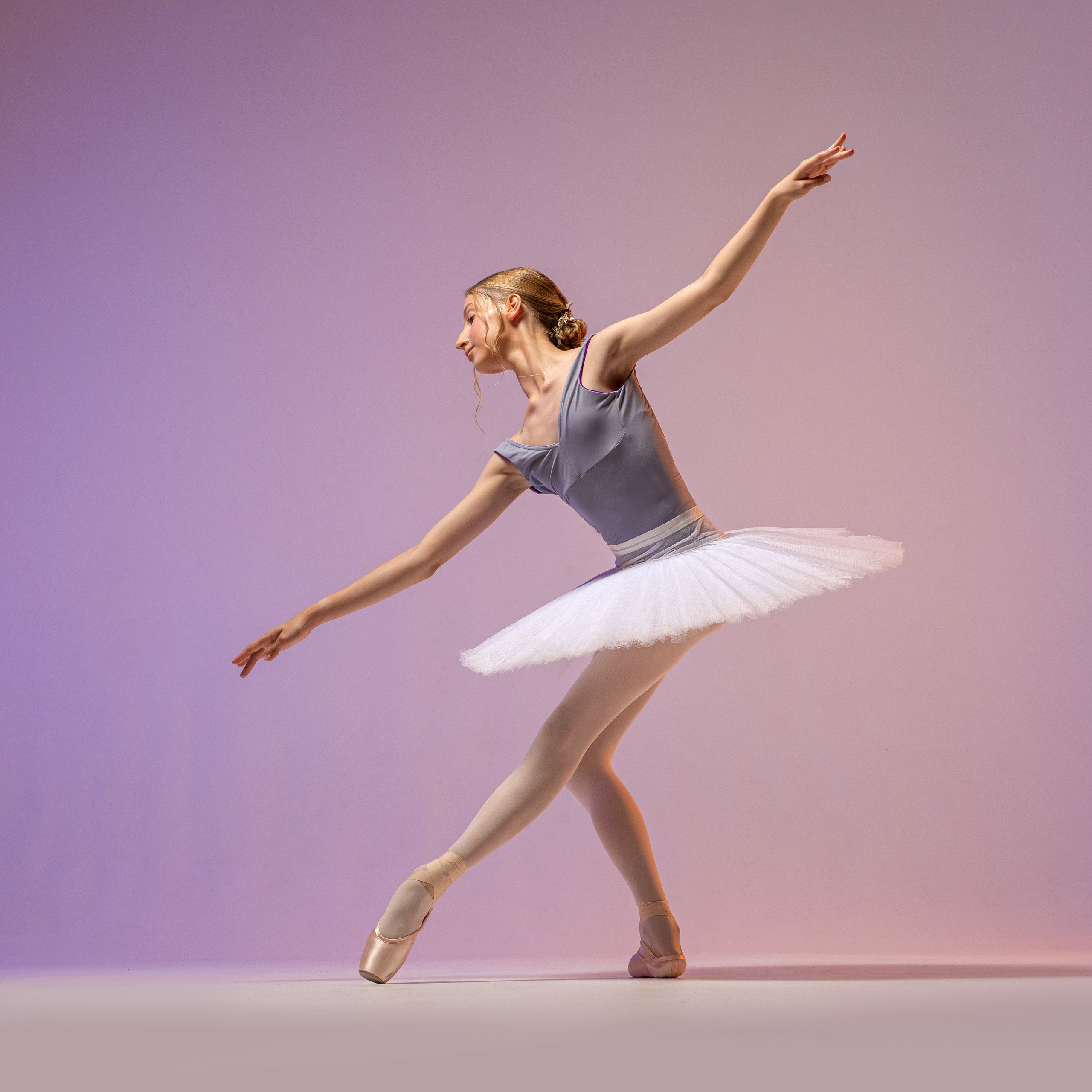 Балетная съёмка на белой циклораме и фонах. Балетный фотограф Алина Ханько — Душа Балета