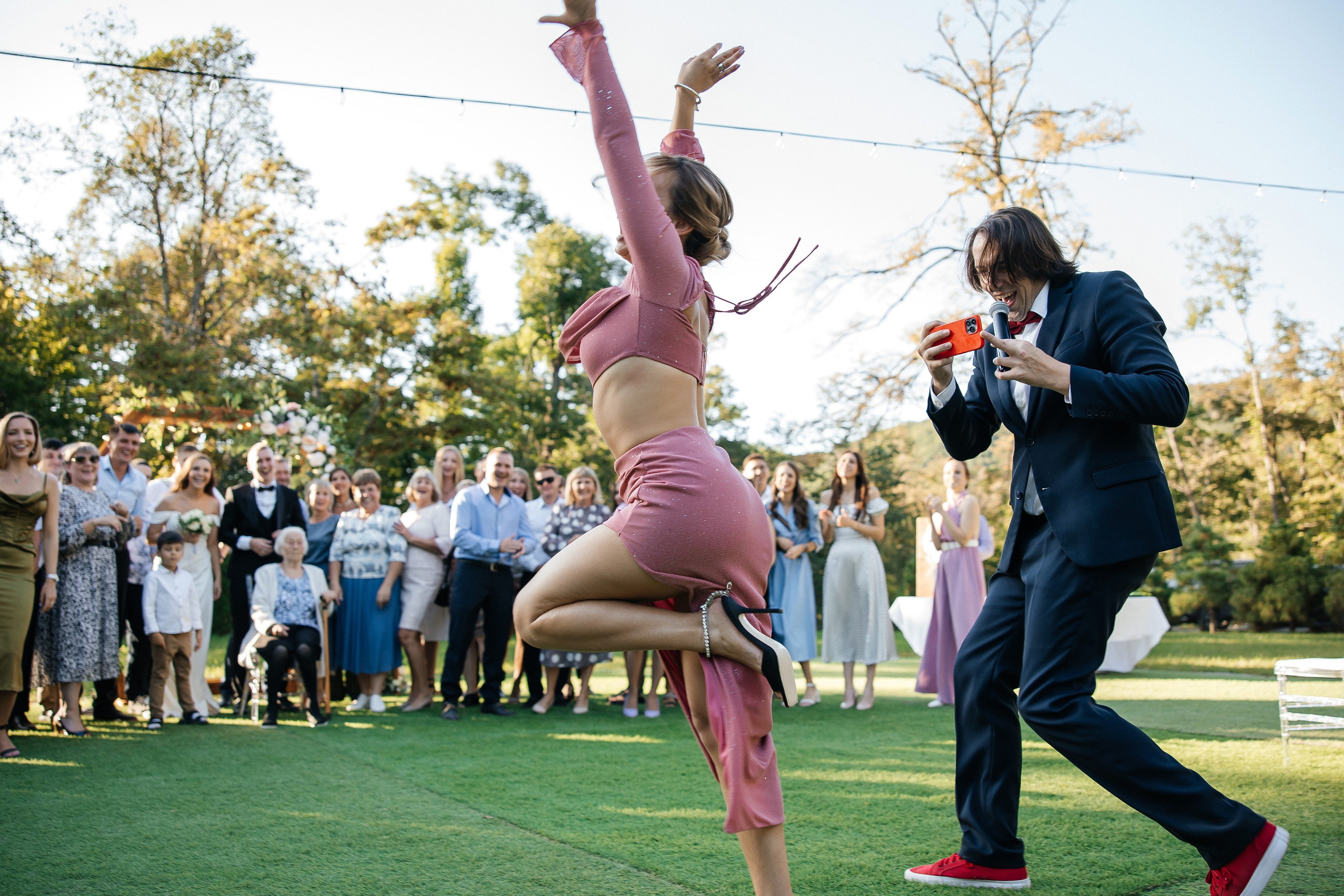 Свадьба на открытом воздухе. Свадебный и семейный фотограф в Москве Олеся Подколзина