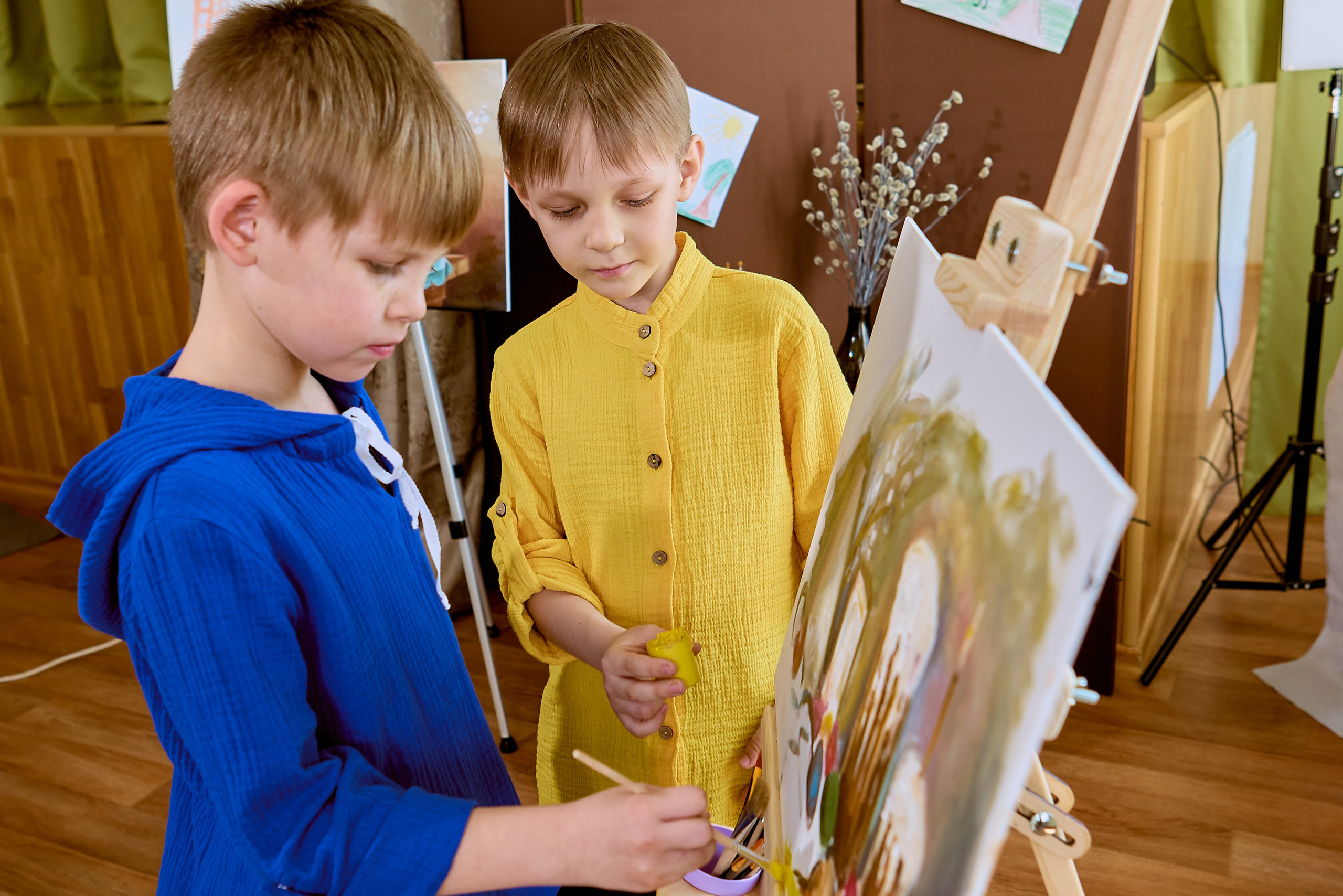 Творческая фотосессия художники