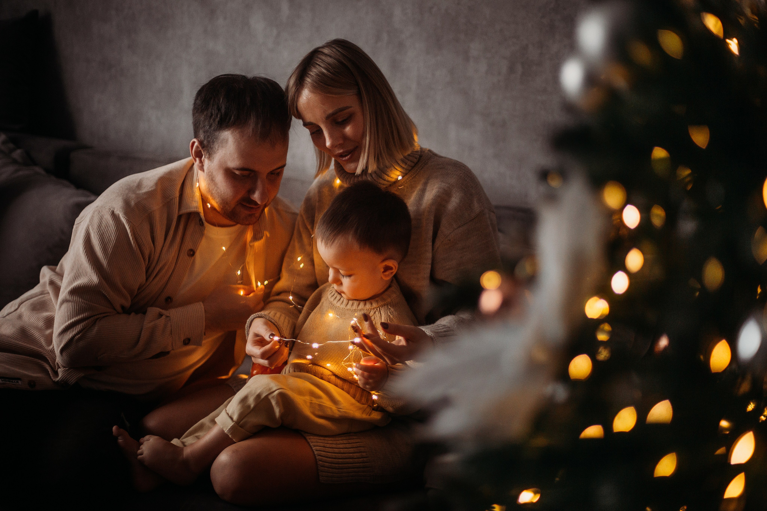 Новогодние домашние съемки. Семейный фотограф Марина Платонова