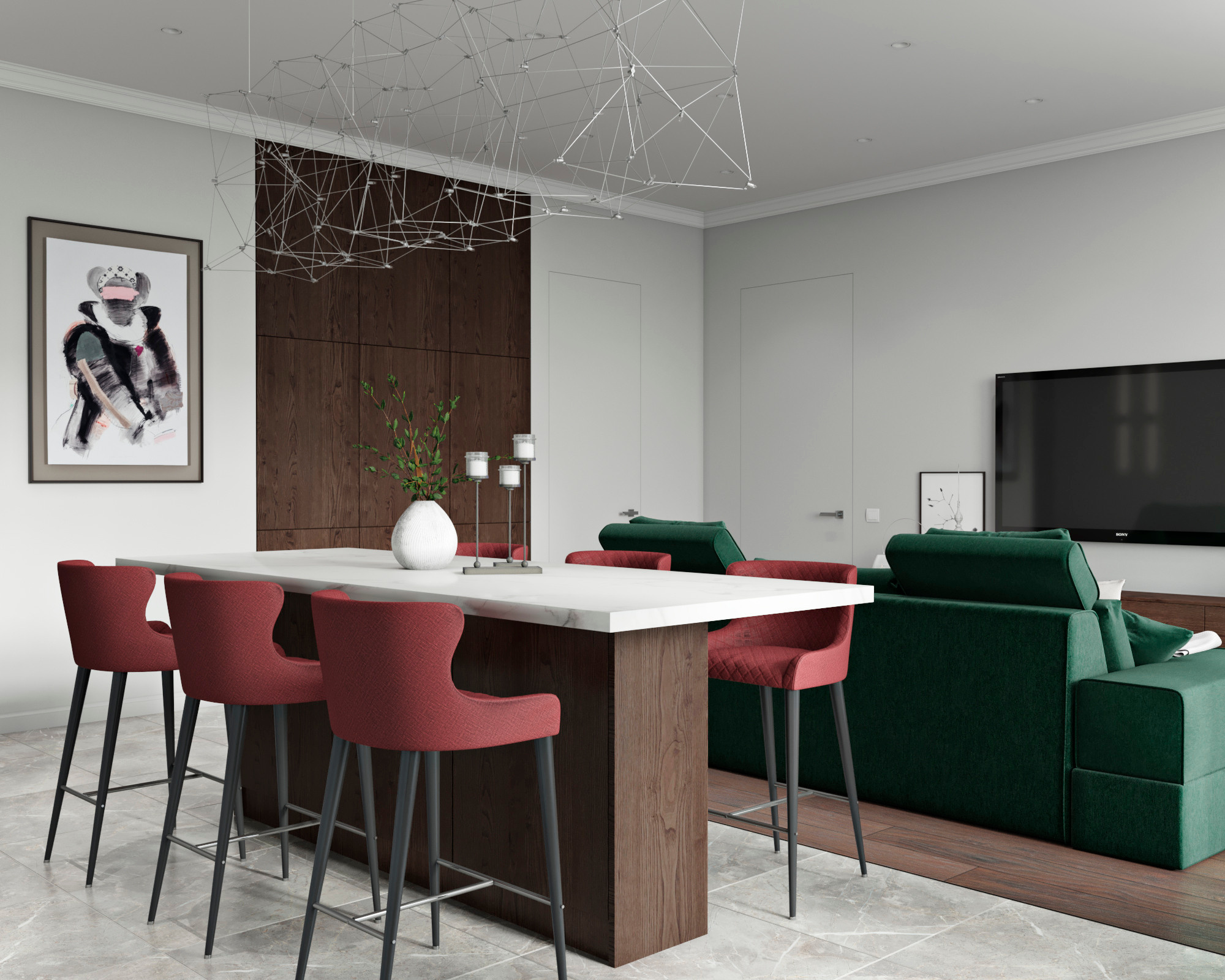 РЕЗИДЕНЦИЯ АРХИТЕКТОРОВ. Дизайн интерьера, от проекта до реализации