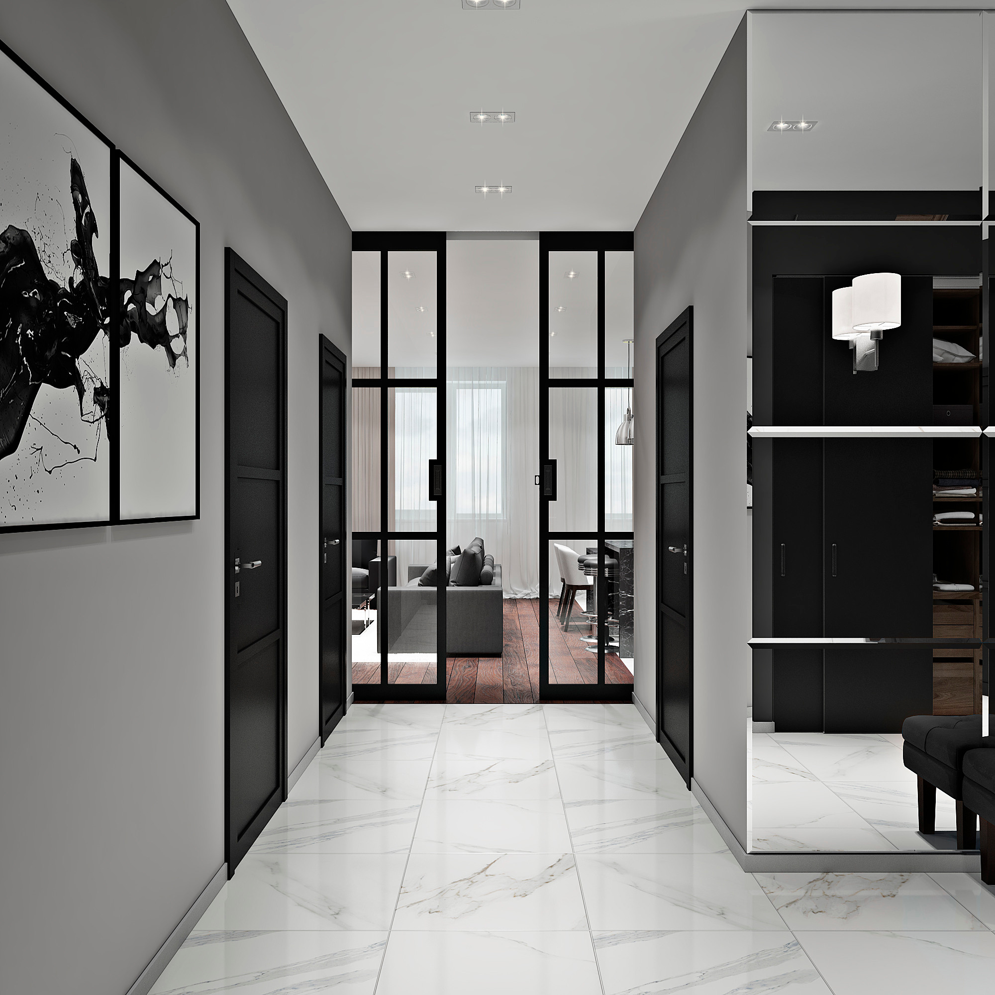 Нахимовский проспект. Дизайн интерьера, от проекта до реализации