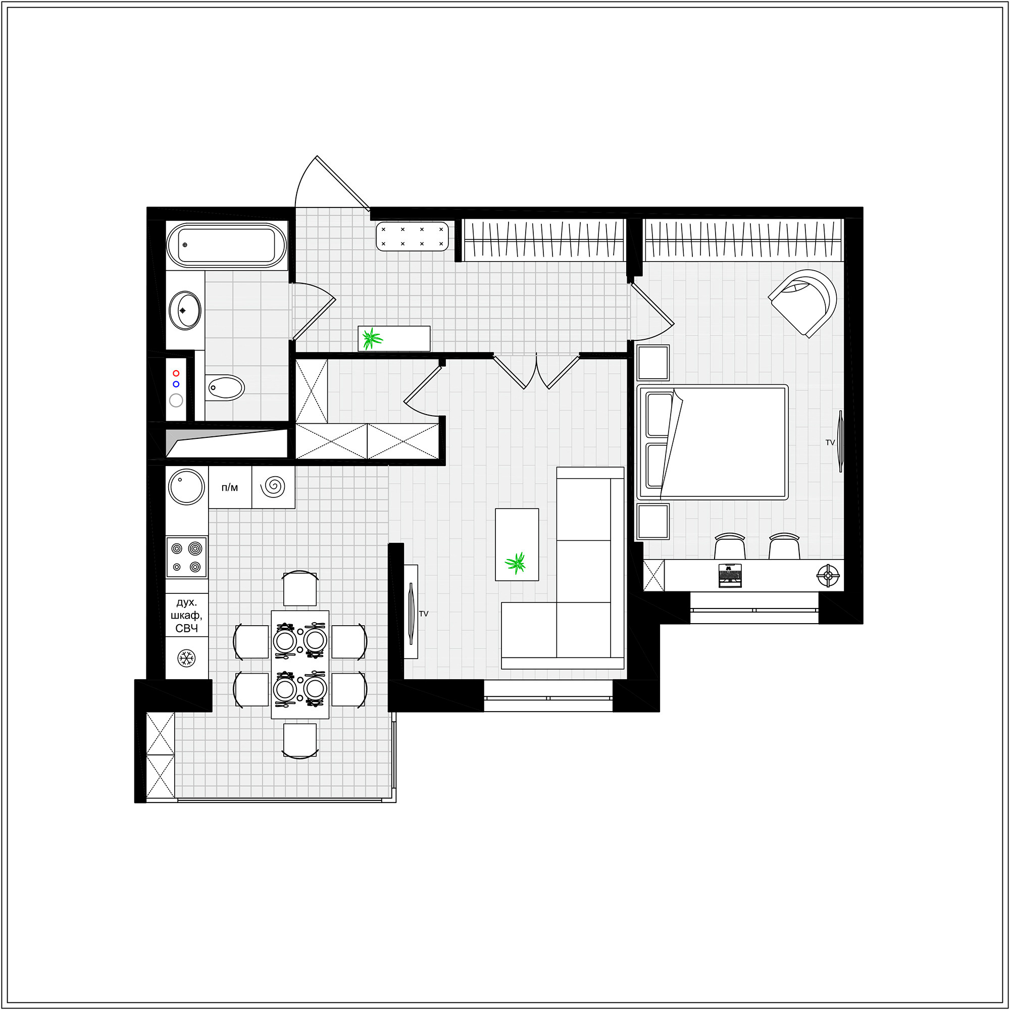 Пресненский Вал 14 (фото). Дизайн интерьера, от проекта до реализации
