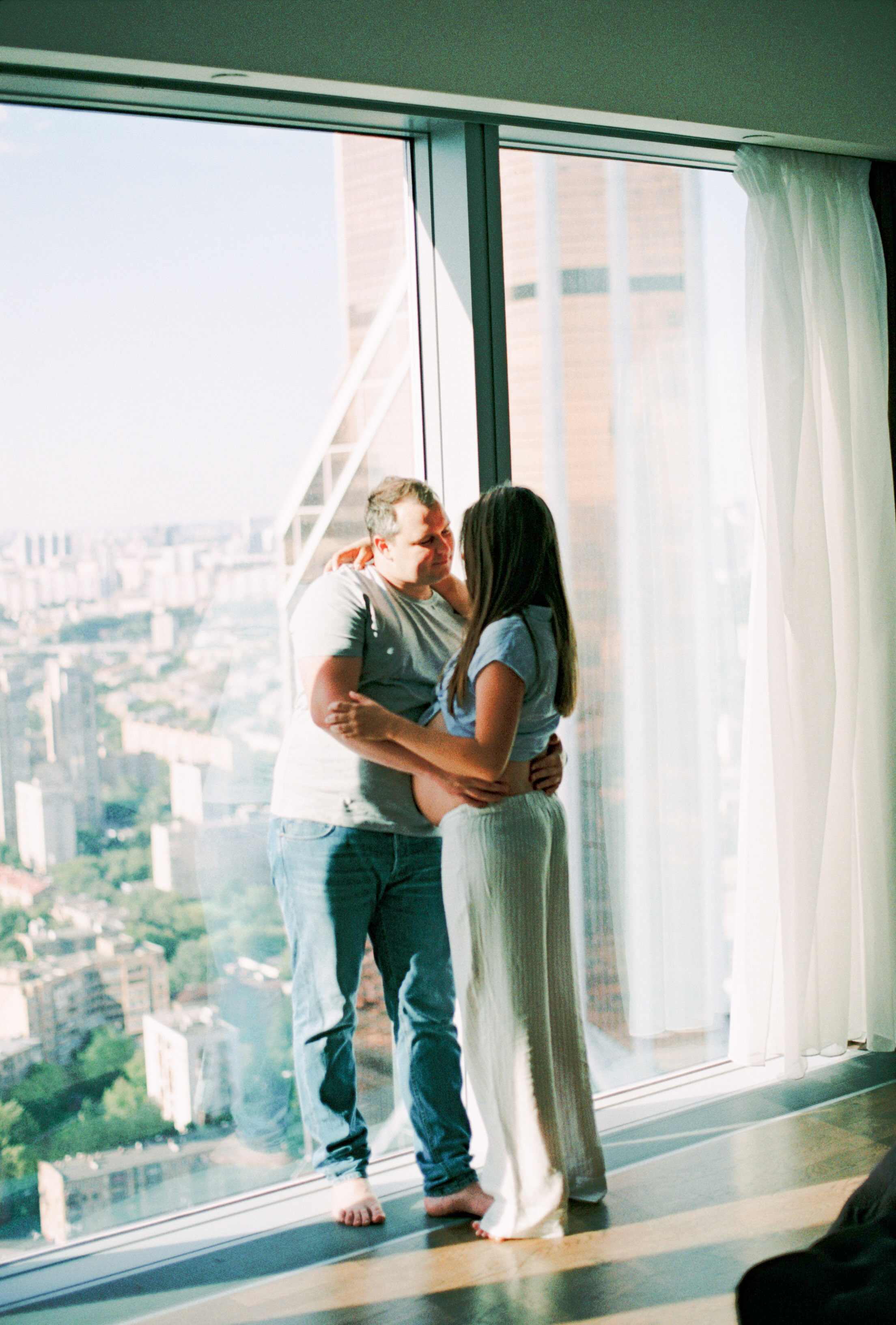 Фотосессия в ожидании малыша, Москва Сити