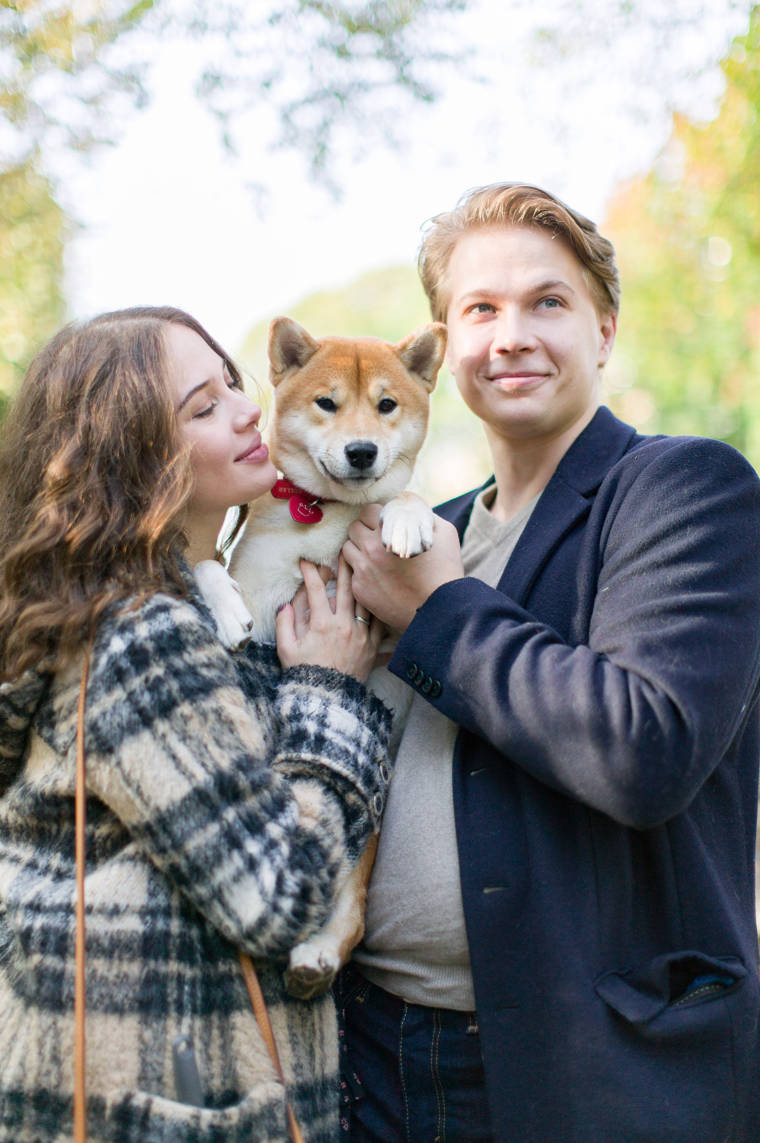 Семейная фотосессия в ожидании малыша в Парке Горького, Москва