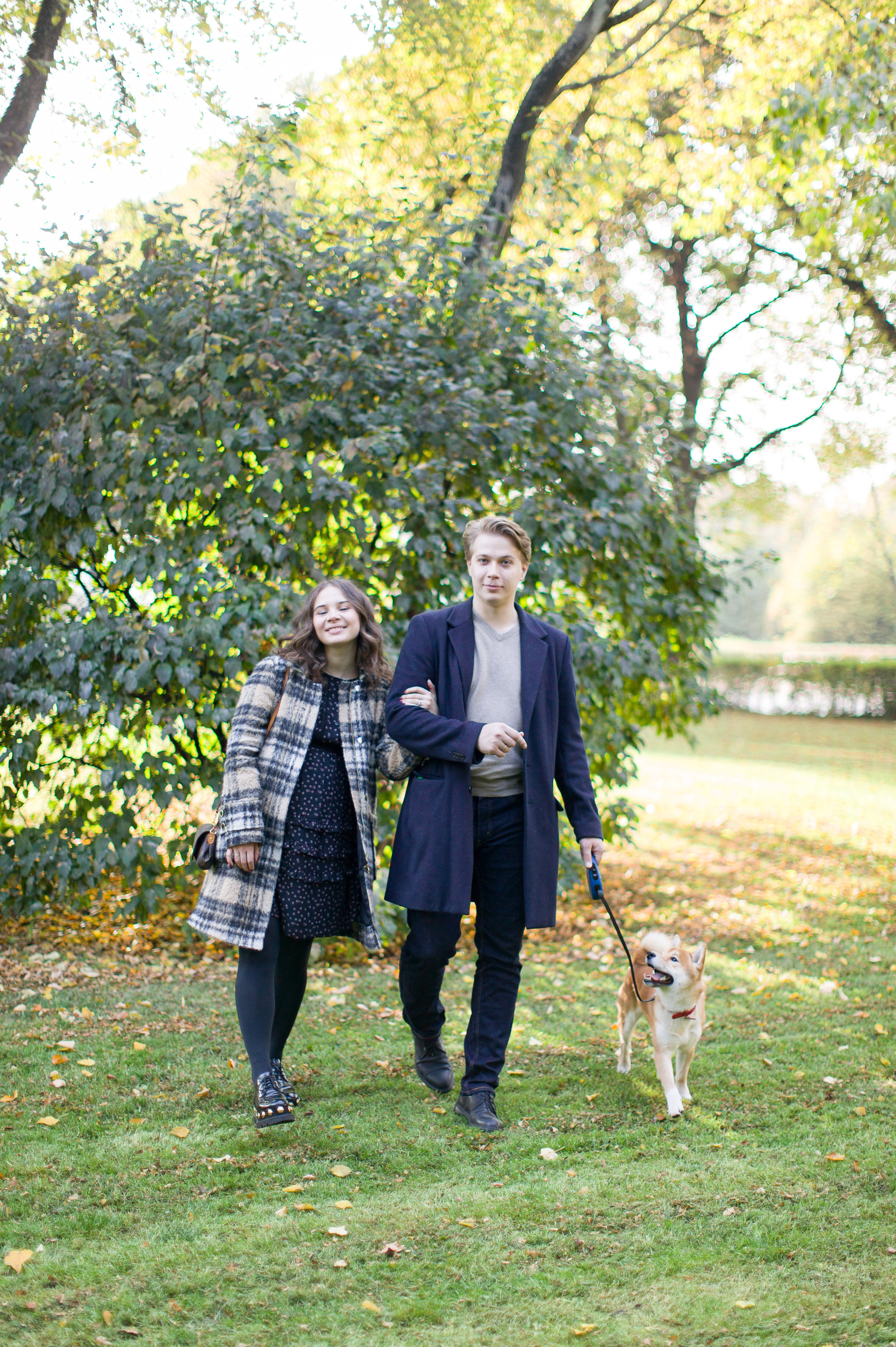 Семейная фотосессия в ожидании малыша в Парке Горького, Москва