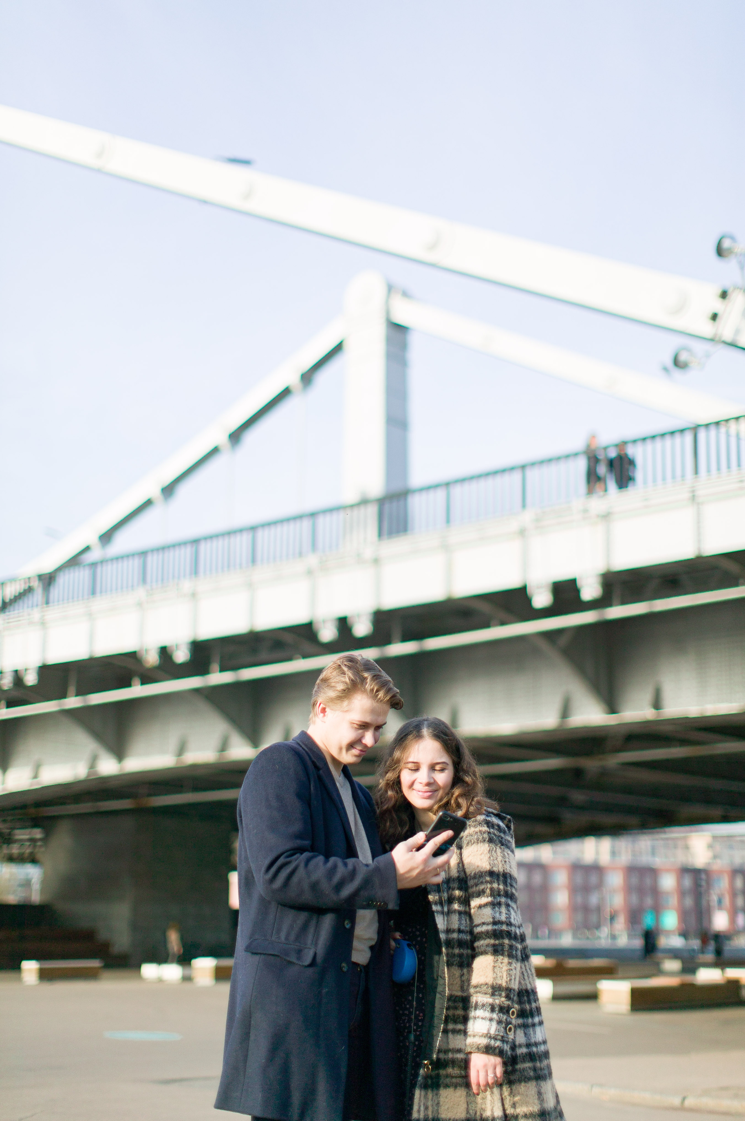 Семейная фотосессия в ожидании малыша в Парке Горького, Москва