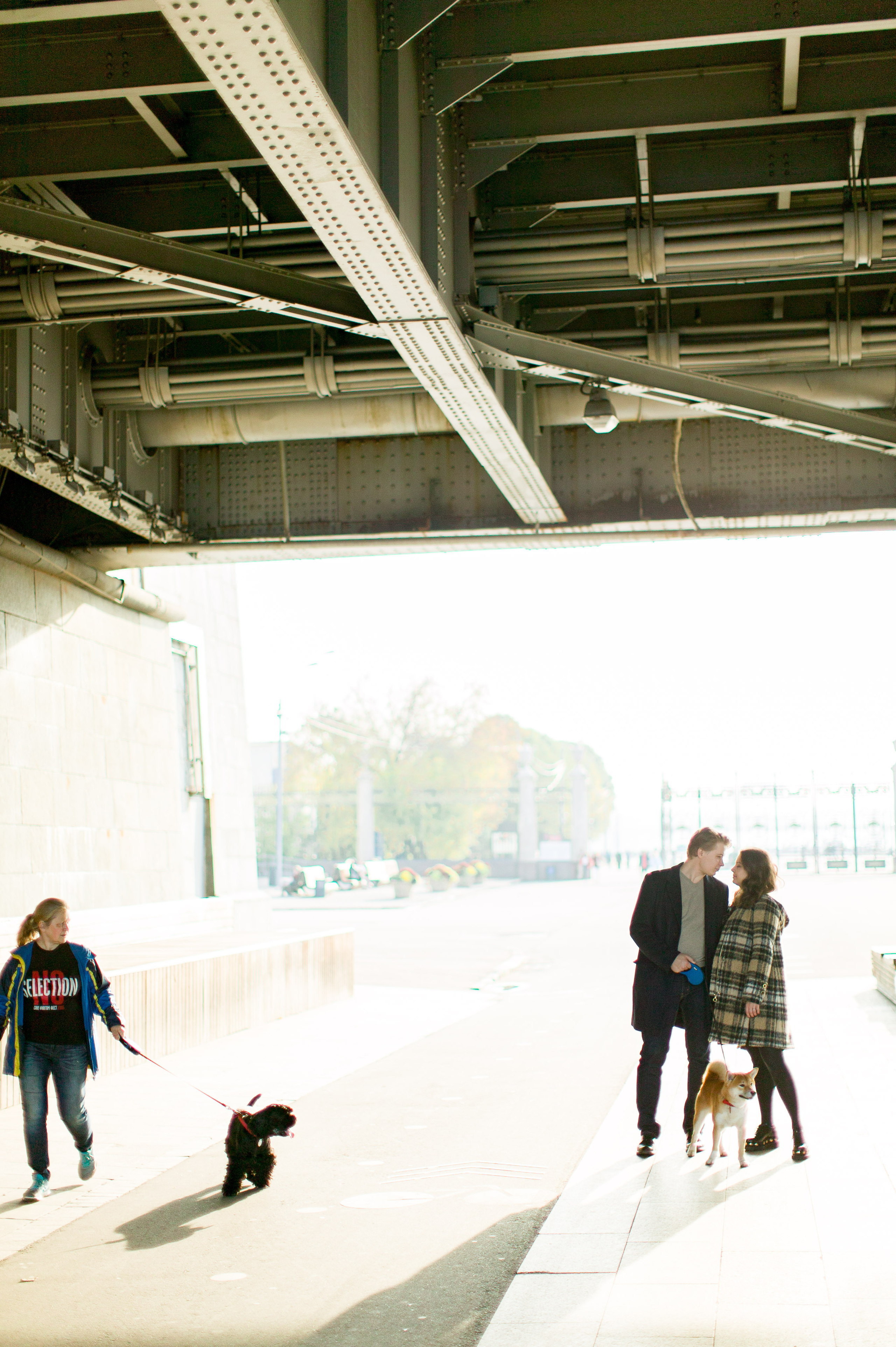 Семейная фотосессия в ожидании малыша в Парке Горького, Москва