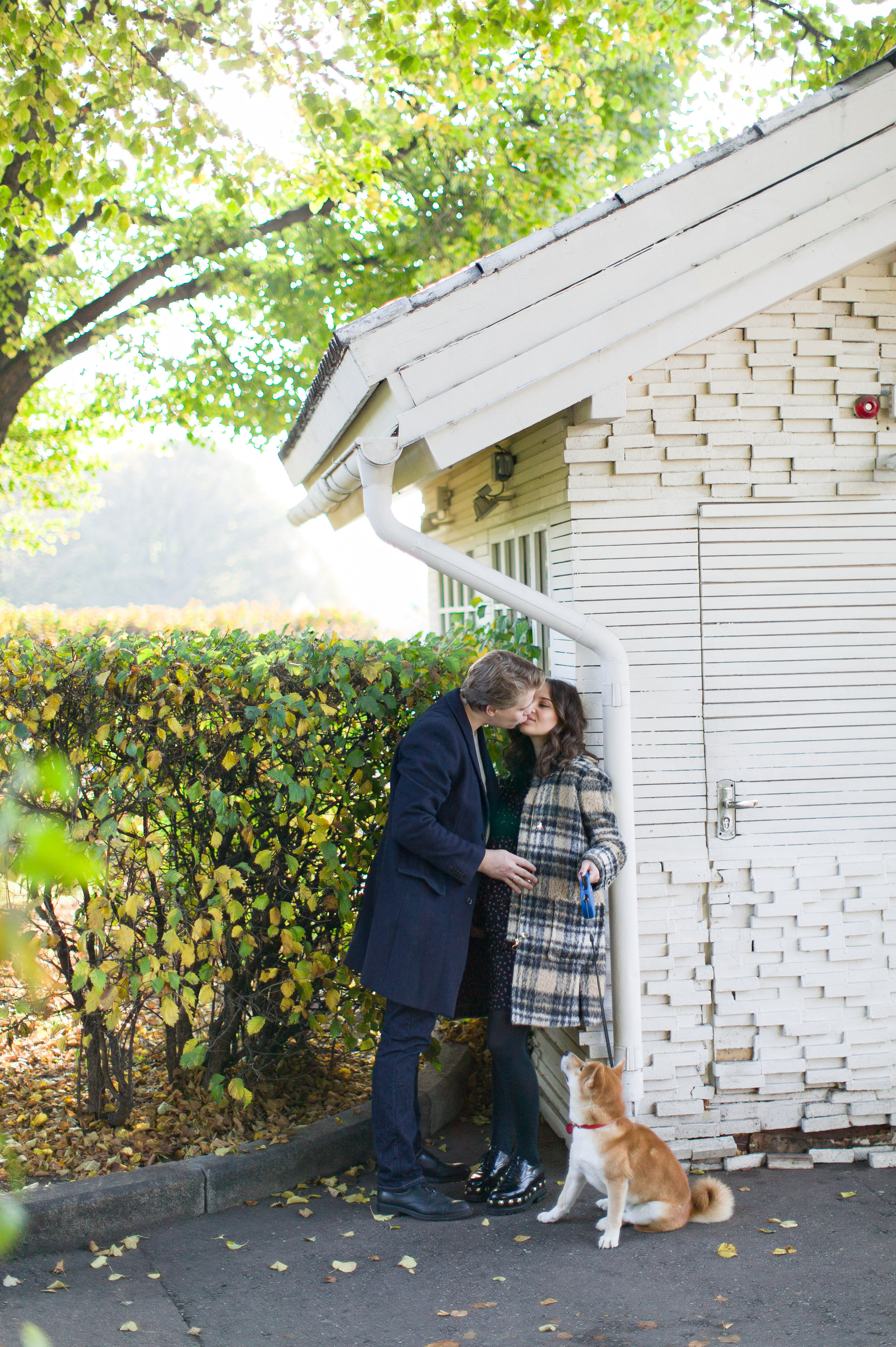 Семейная фотосессия в ожидании малыша в Парке Горького, Москва