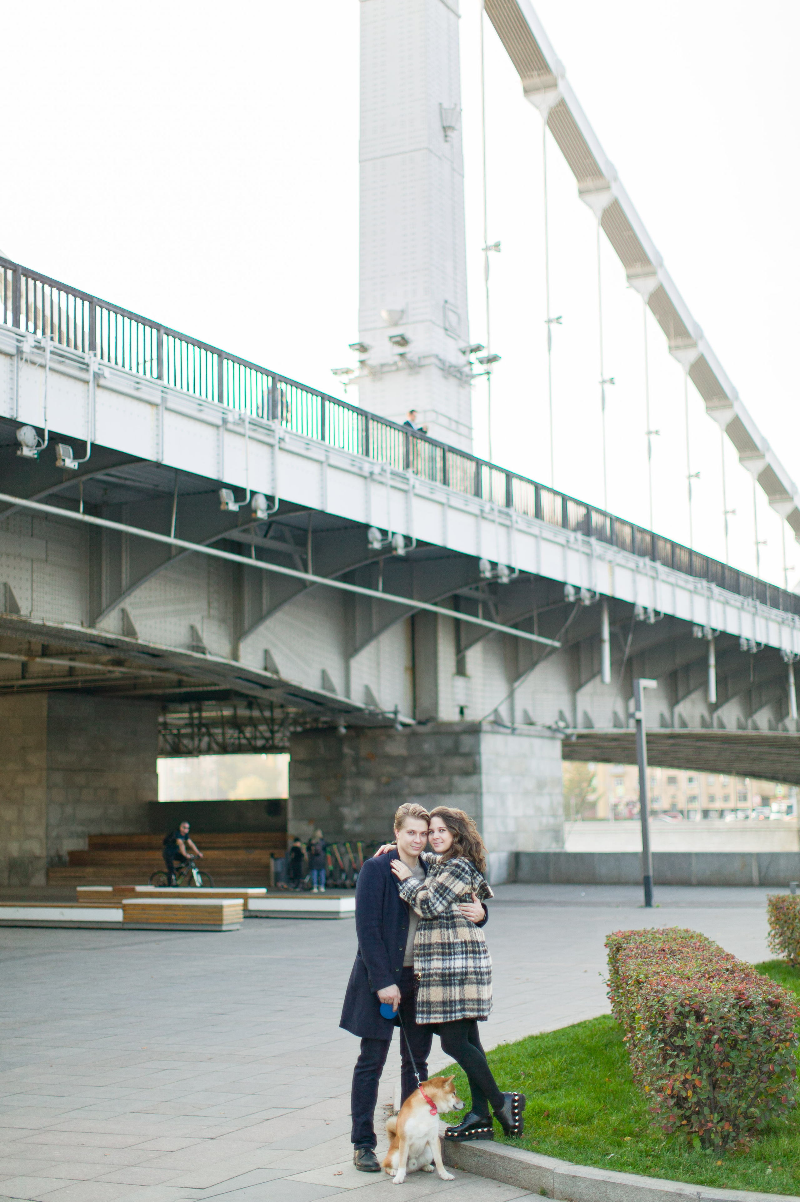 Семейная фотосессия в ожидании малыша в Парке Горького, Москва