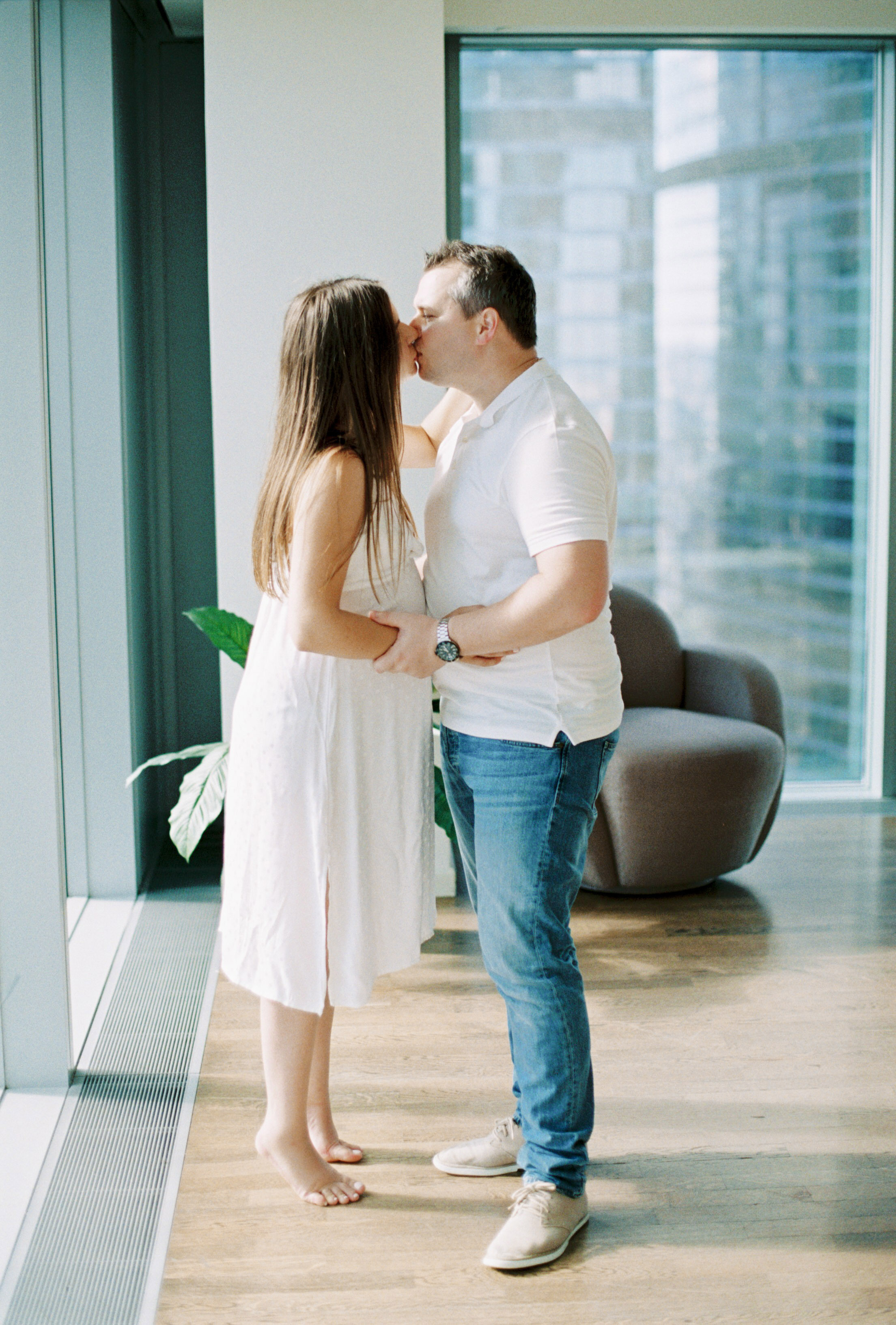 Фотосессия в ожидании малыша, Москва Сити