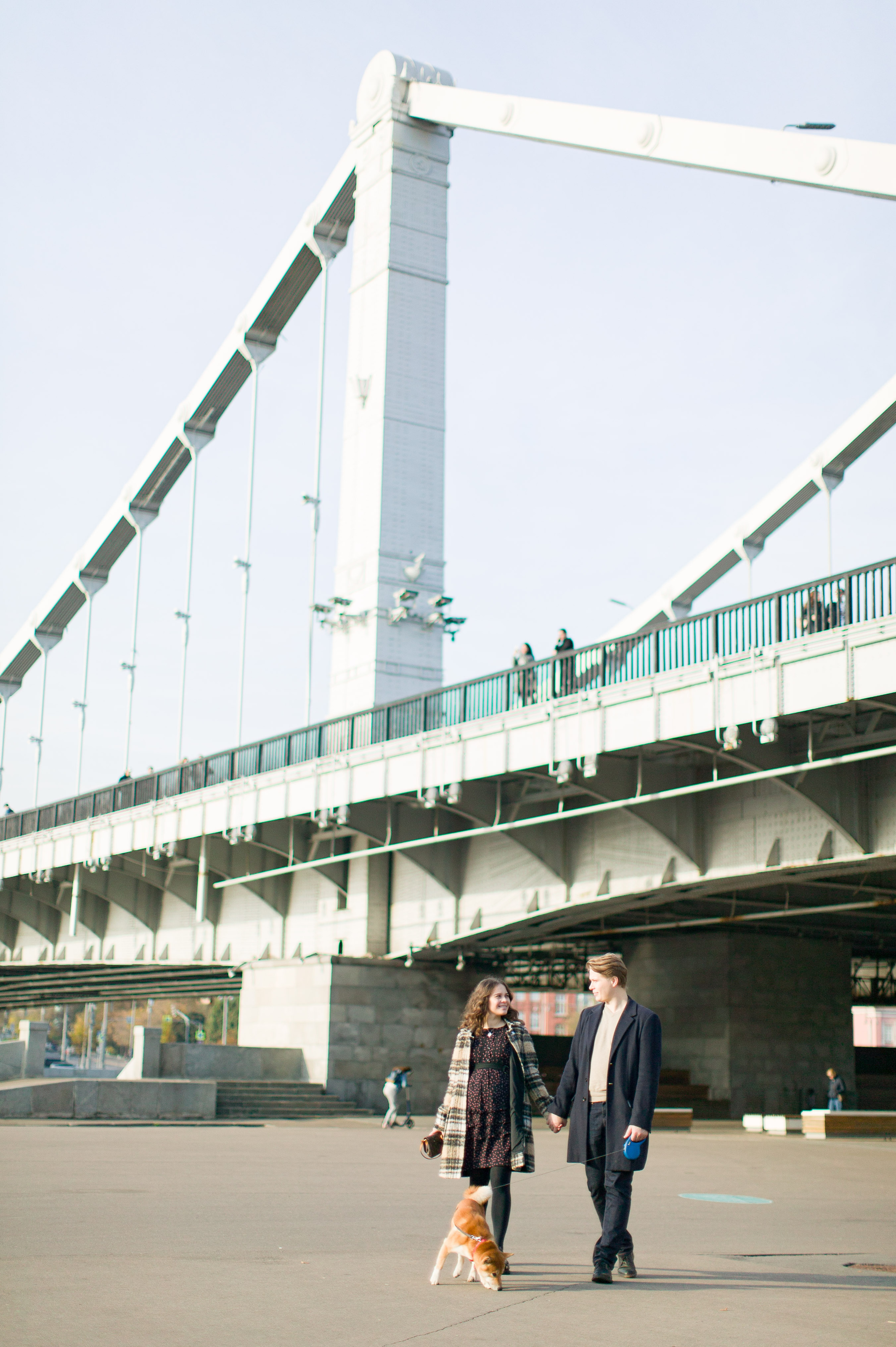 Семейная фотосессия в ожидании малыша в Парке Горького, Москва