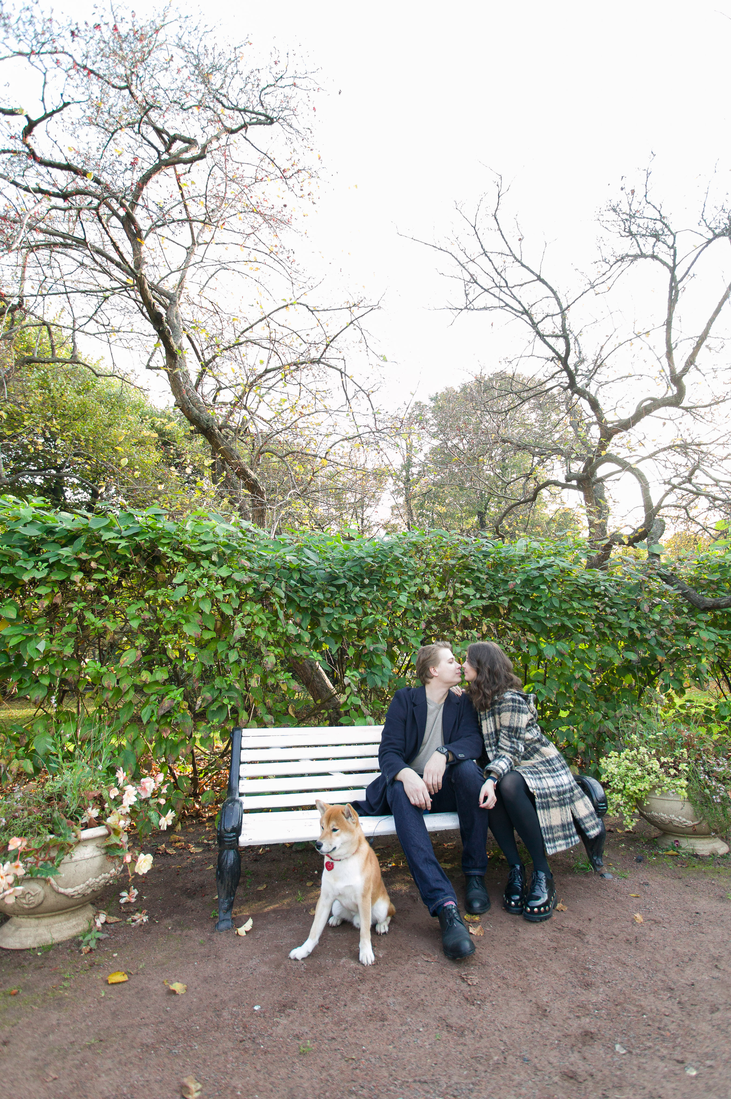 Семейная фотосессия в ожидании малыша в Парке Горького, Москва