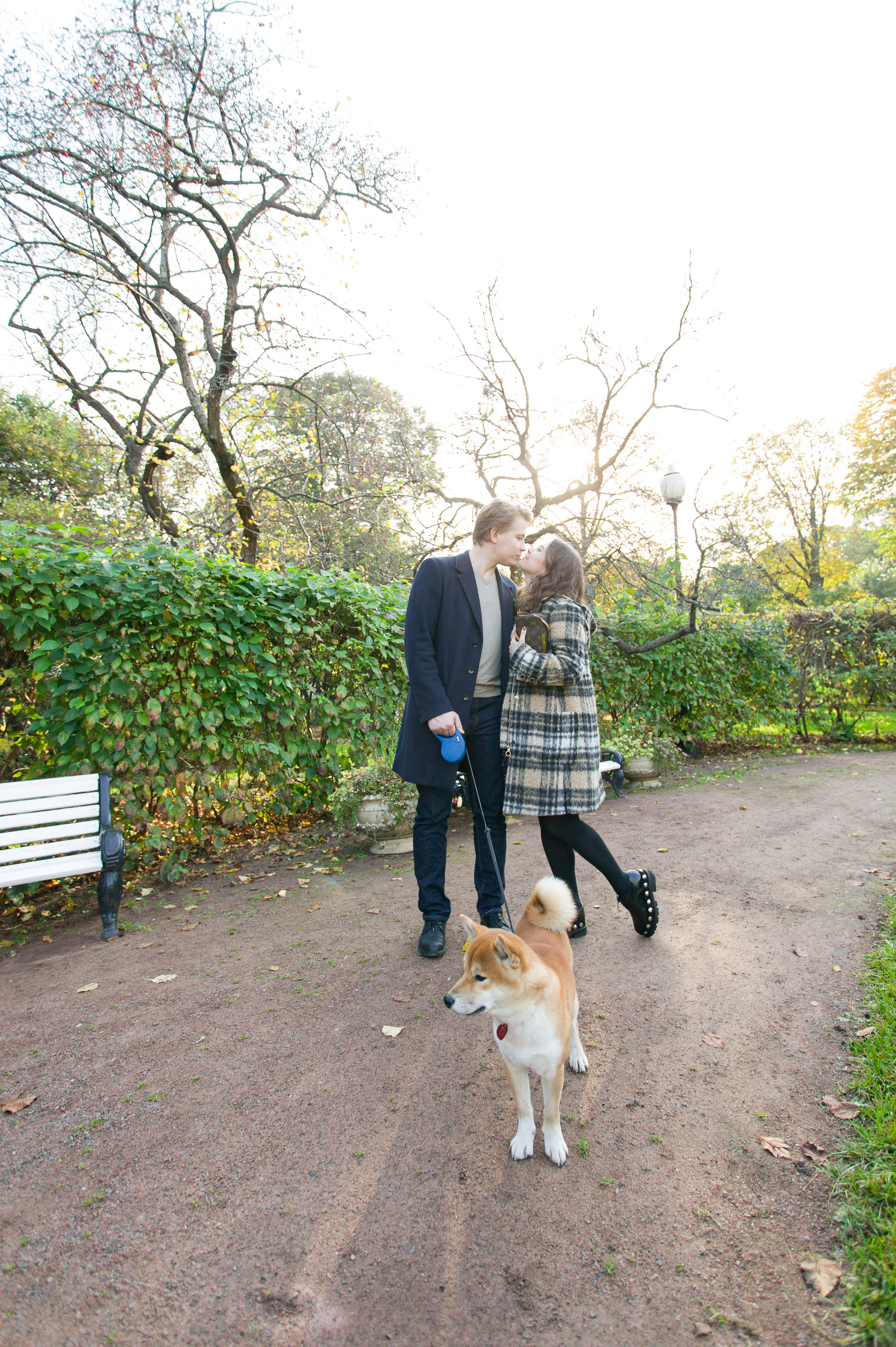 Семейная фотосессия в ожидании малыша в Парке Горького, Москва