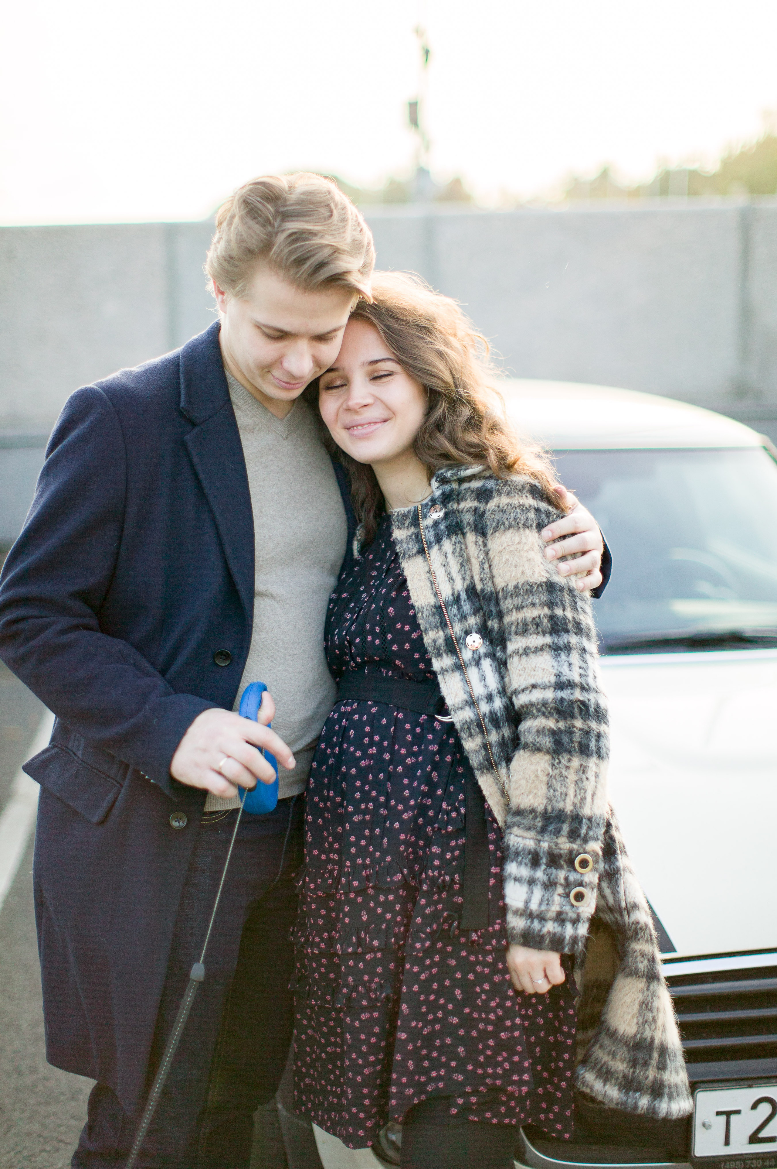 Семейная фотосессия в ожидании малыша в Парке Горького, Москва