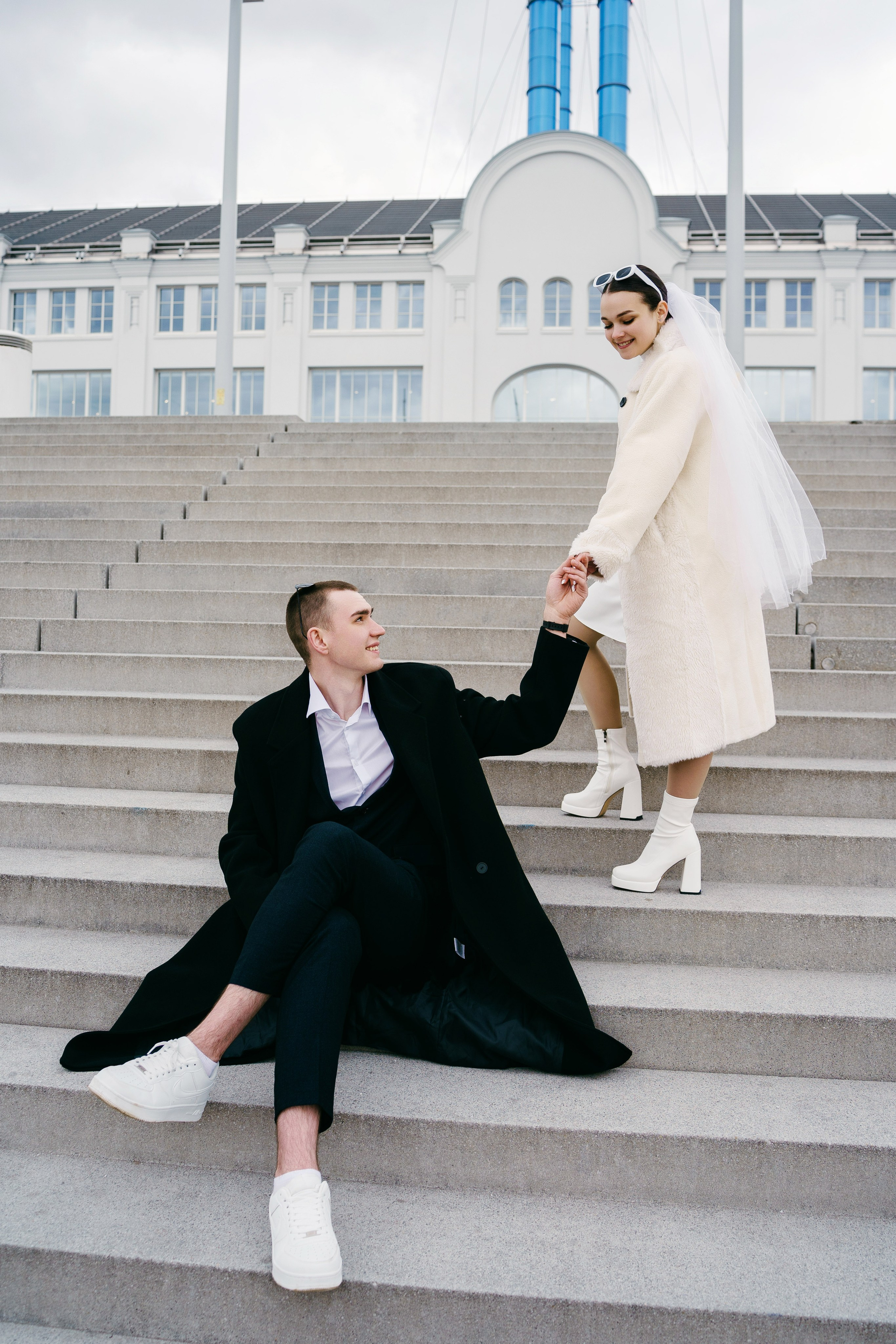 Екатерина и Никита. ЗАГС и прогулка. Фотограф и видеограф в Москве и Московской области Мария Вишня