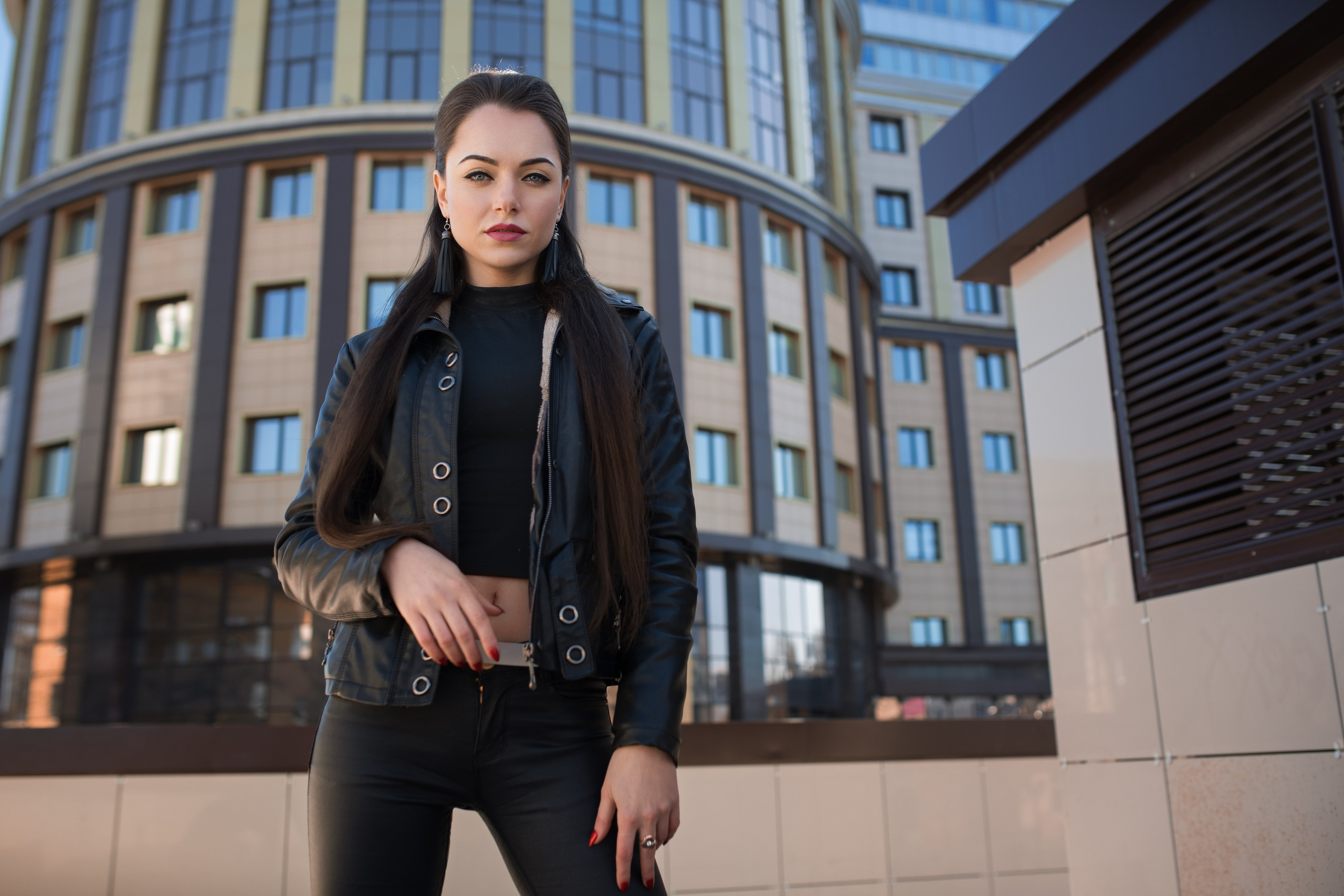 Весенняя съемка с Екатериной в парке и на улицах города для «себя»