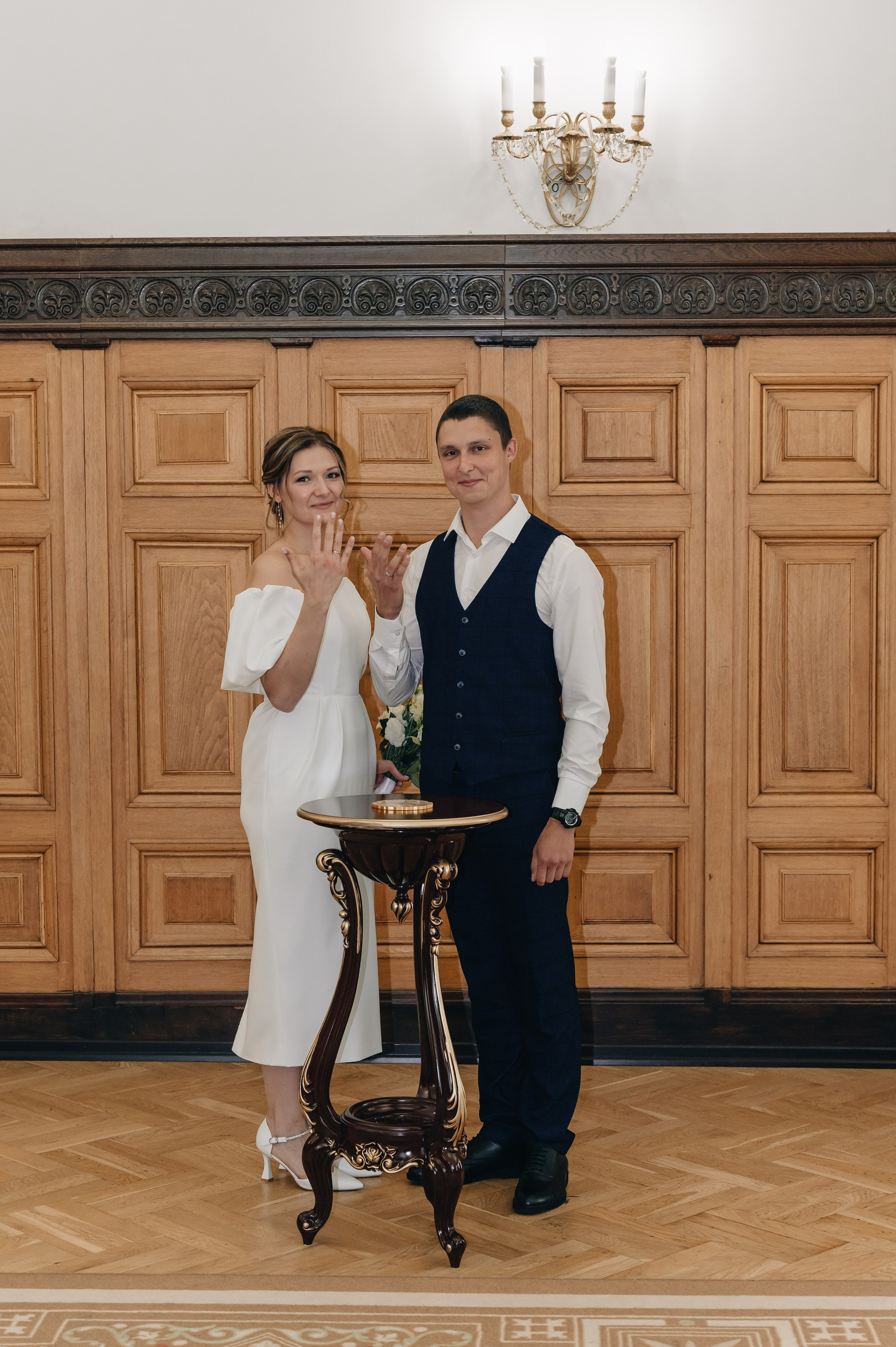 Свадебная фотосессия в Грибоедовском ЗАГСе. Портретный фотограф Москва Светлана Кашура