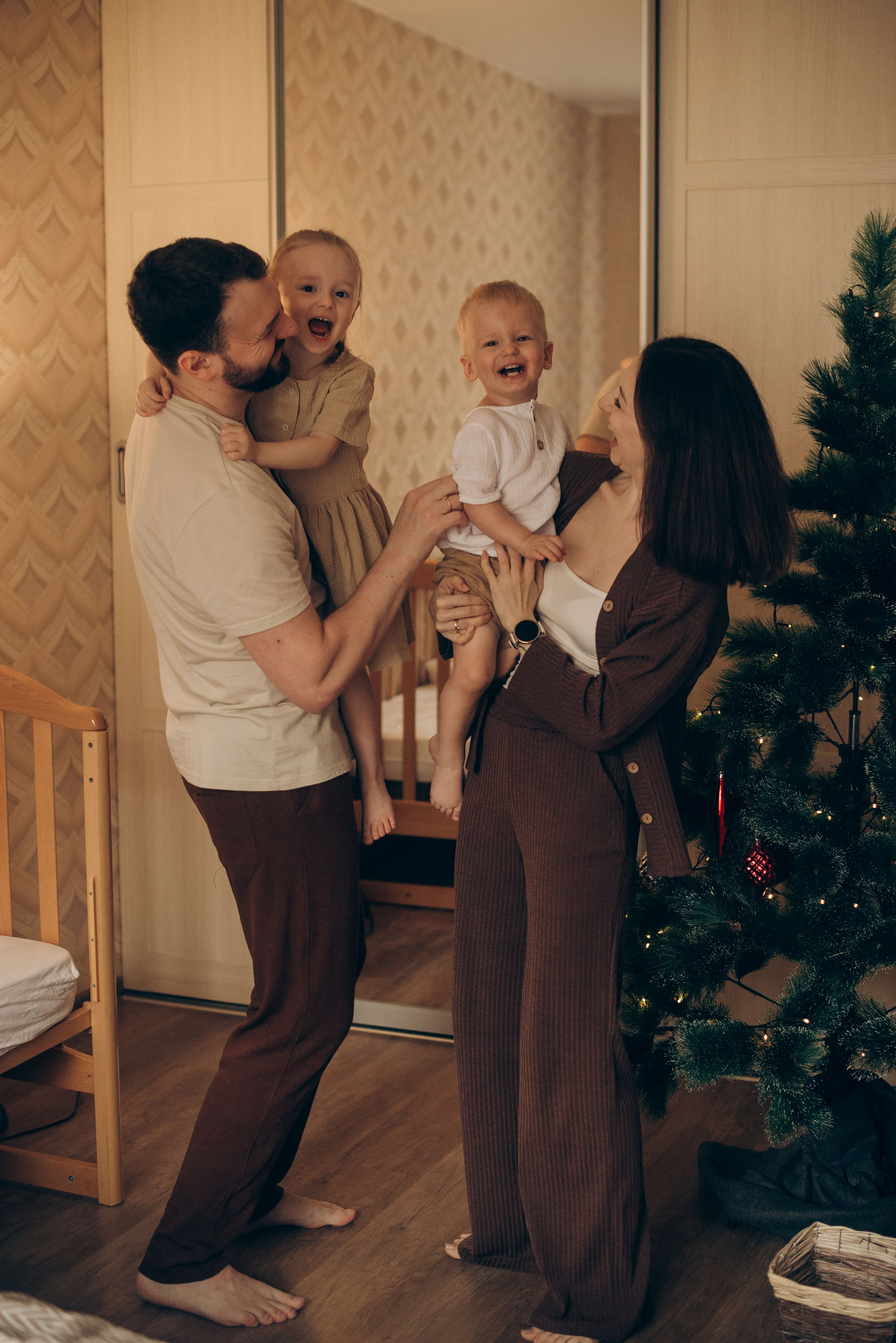 Домашние новогодние истории. Семейный фотограф в Домодедово и Москве Елена Пичугина