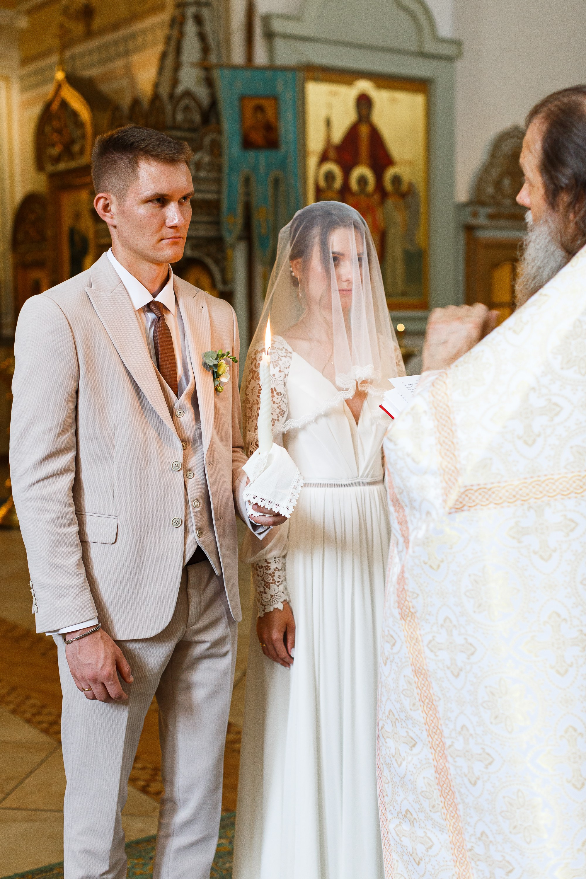 Венчание в храме Живоначальной Троицы на Шаболовке