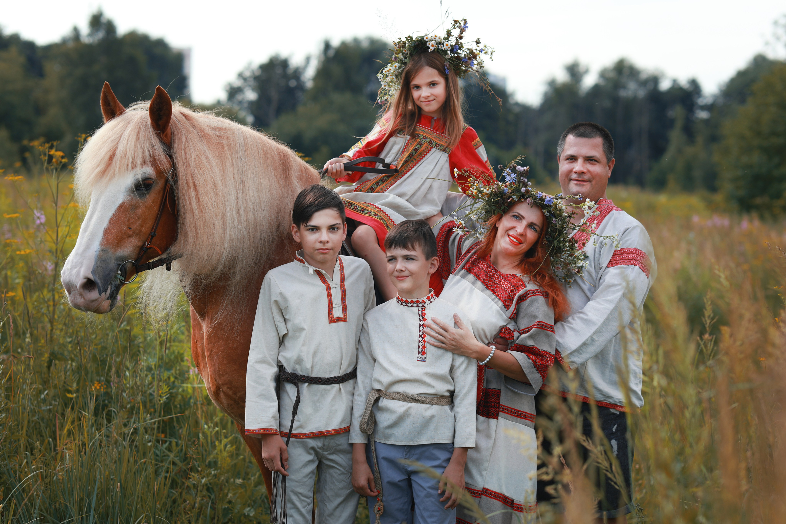 Семейная, love-story с лошадьми. Фотосессия с лошадьми