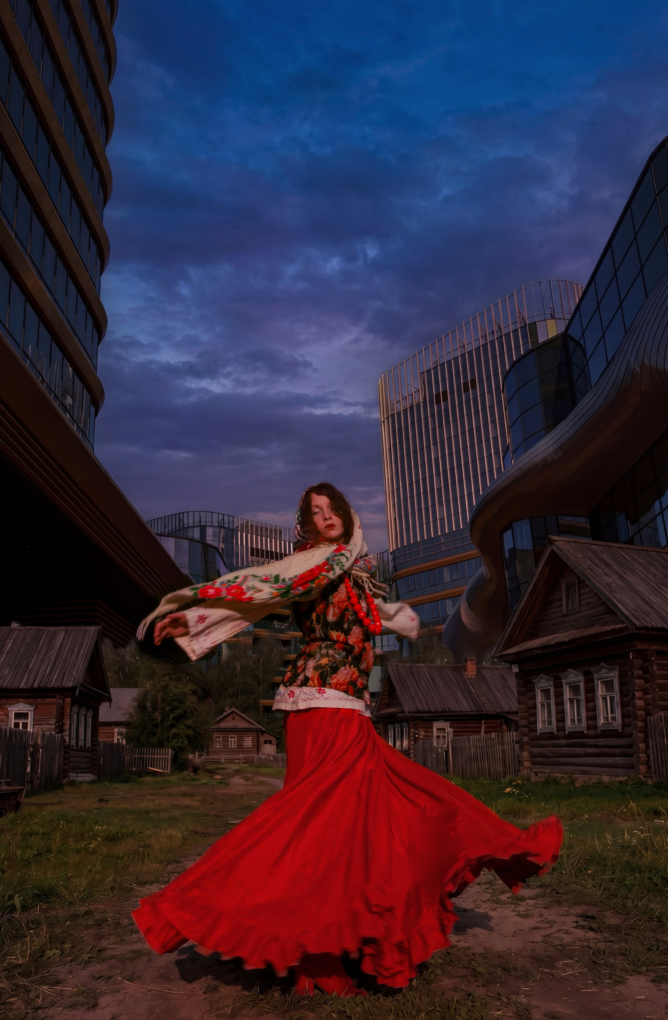 Деревня посреди мегаполиса