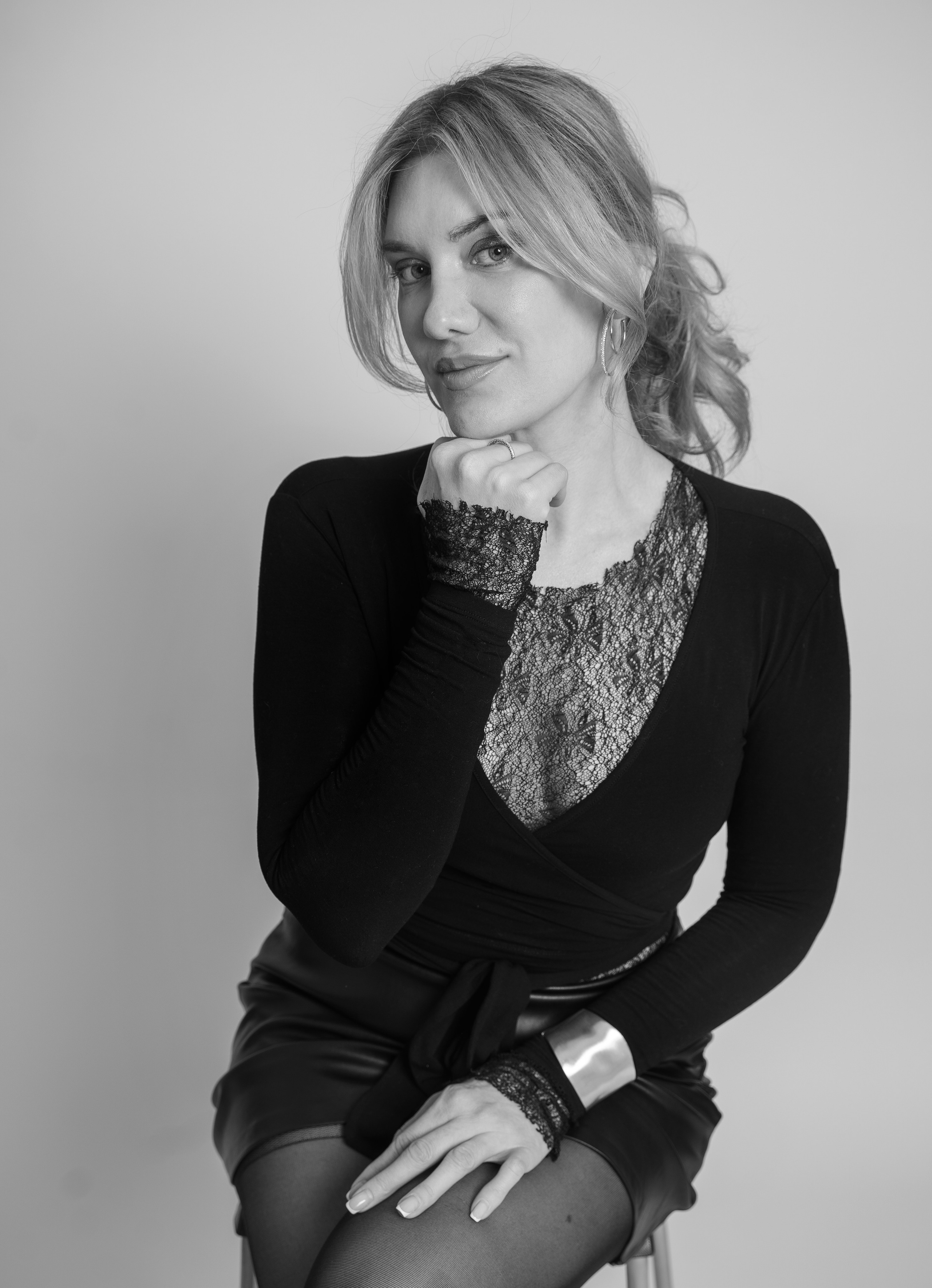 Черно-белая фотосессия