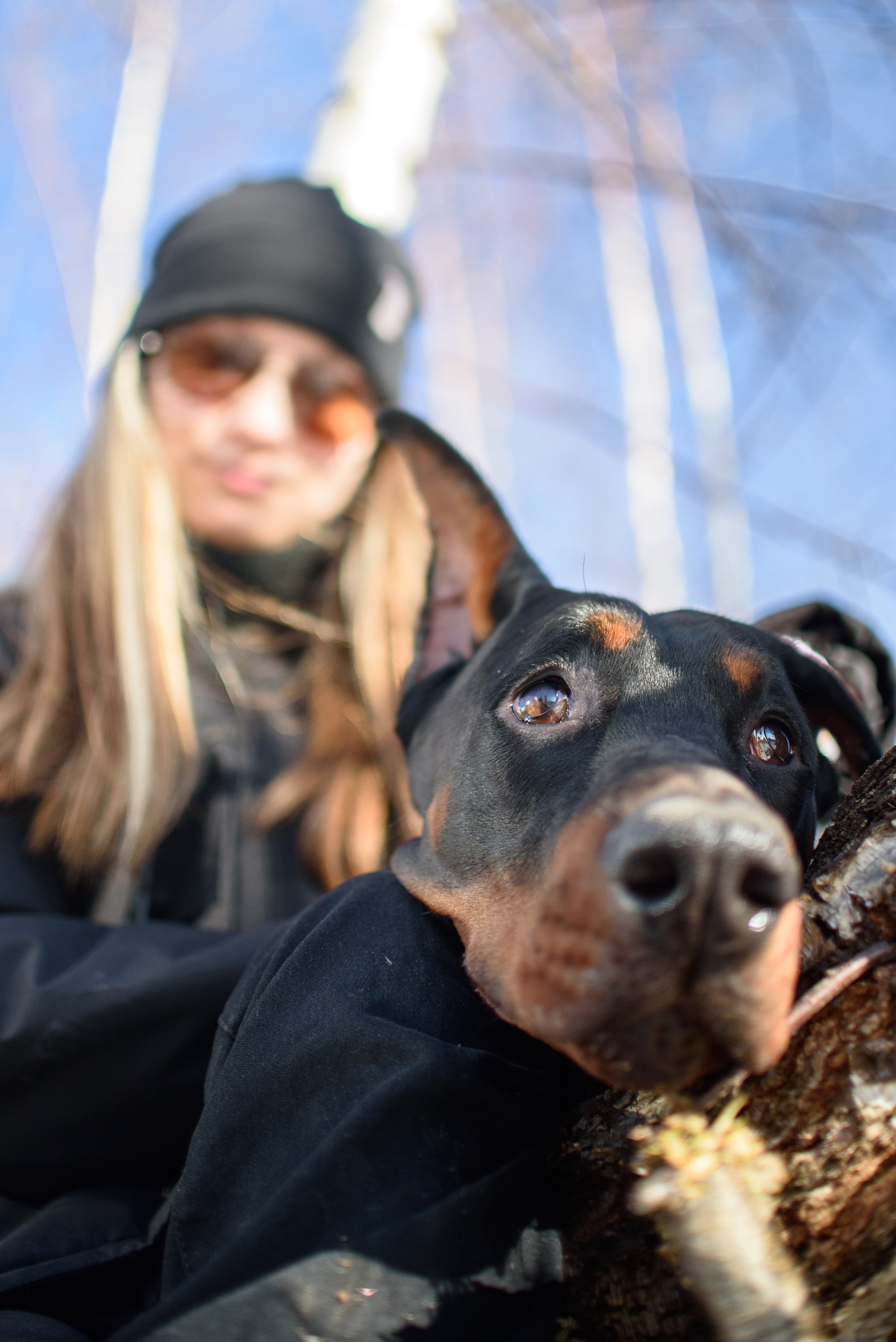 Фотосессию с любимчиком — доберманом. Фотограф Макс Огурцов в Нижнем Новгороде