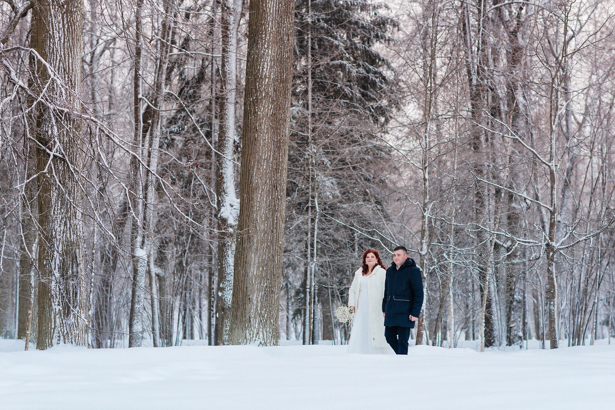 Настя и Андрей. Зима в Пушкине. Семейный и Свадебный фотограф. Санкт-Петербург. Пушкин