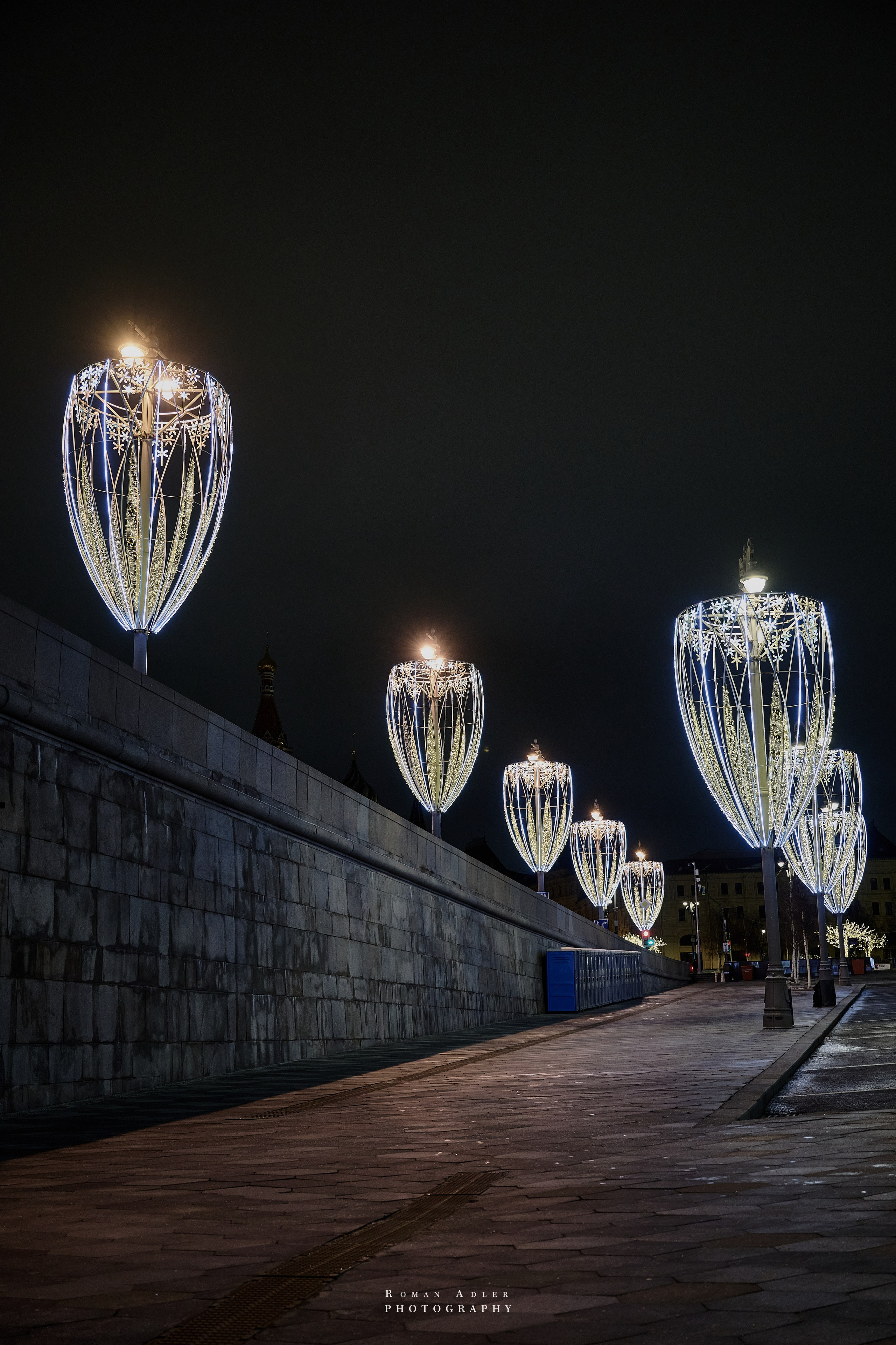 Новогодняя ночная Москва 2025. Фотограф Роман Адлер