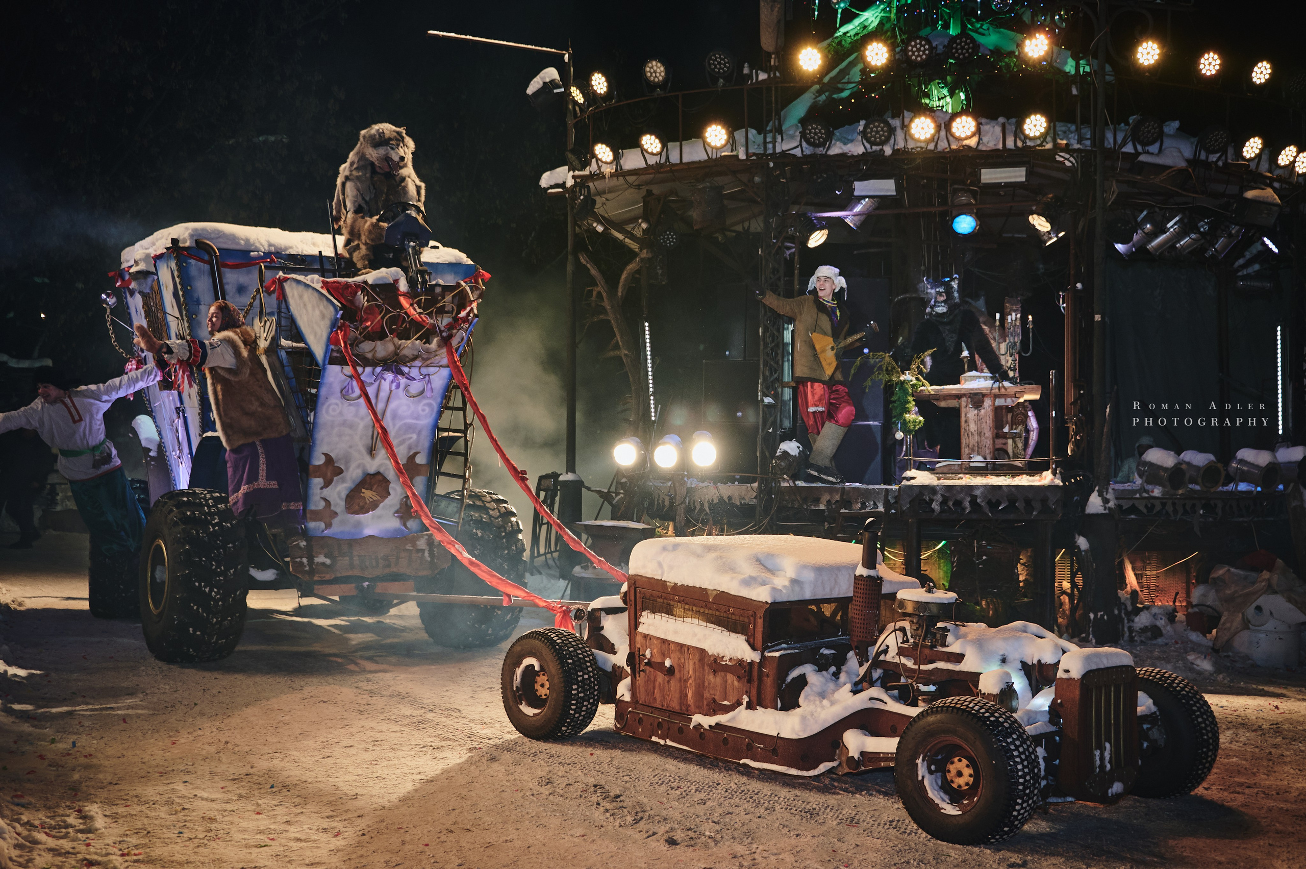 Новогодняя сказка от Ночных волков. Фотограф Роман Адлер