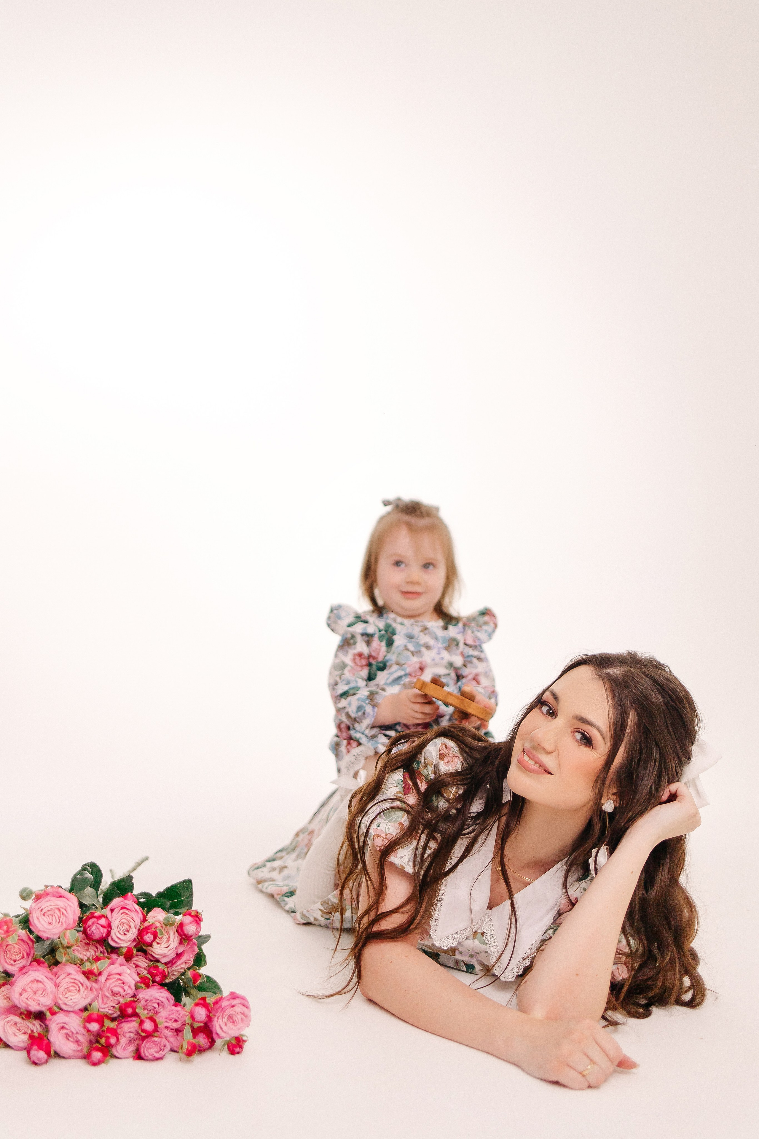 Мама и дочь. Свадебный фотограф Кропоткин Краснодар