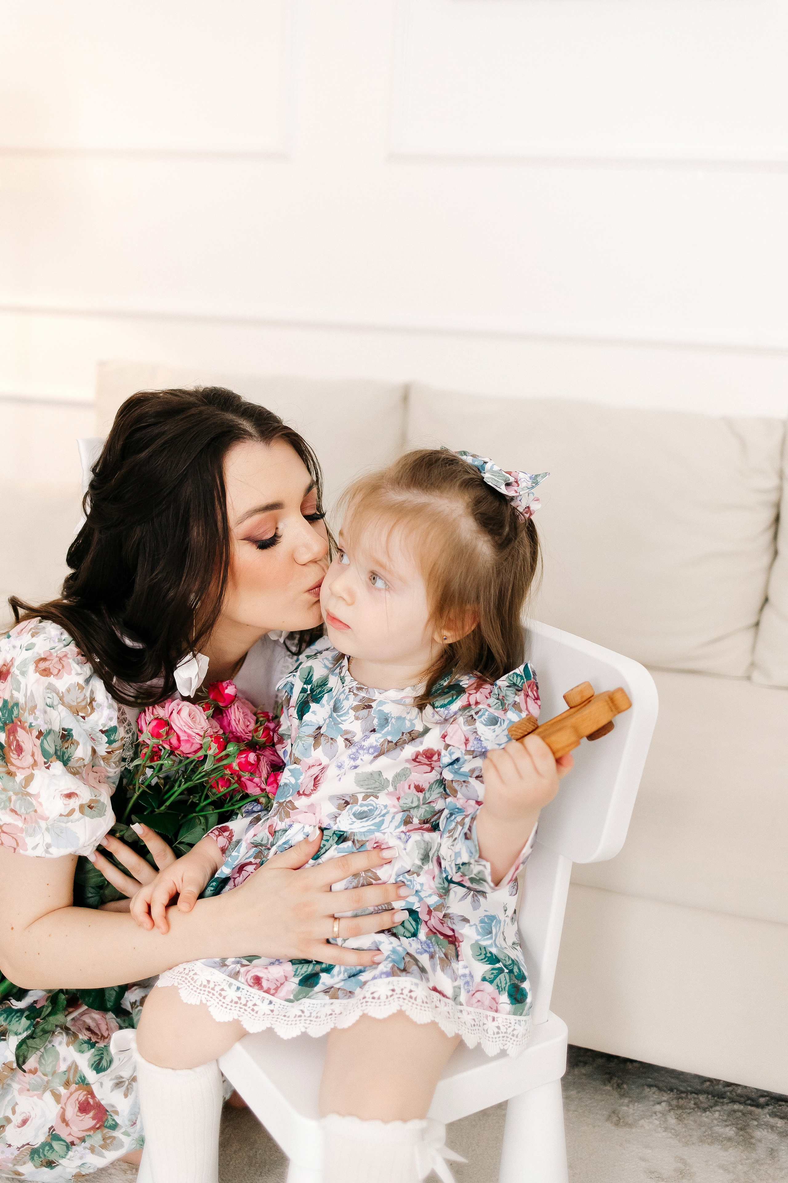 Мама и дочь. Свадебный фотограф Кропоткин Краснодар