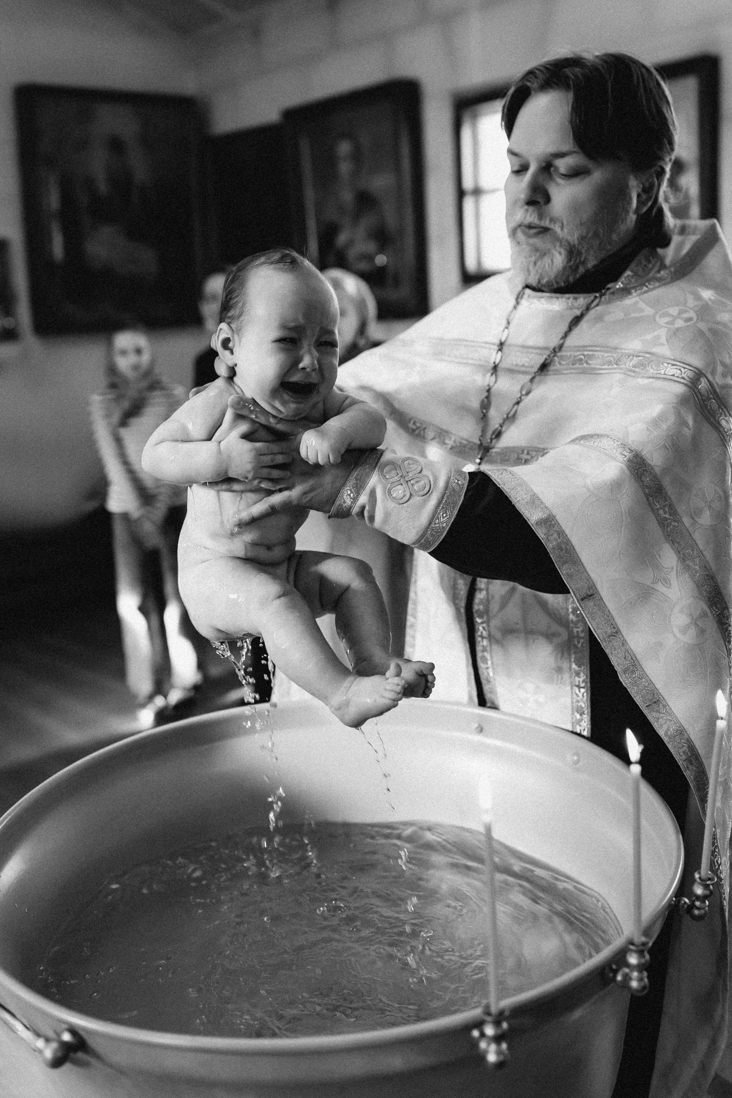 Крещение Артема. Семейный фотограф Минск Усова Ольга