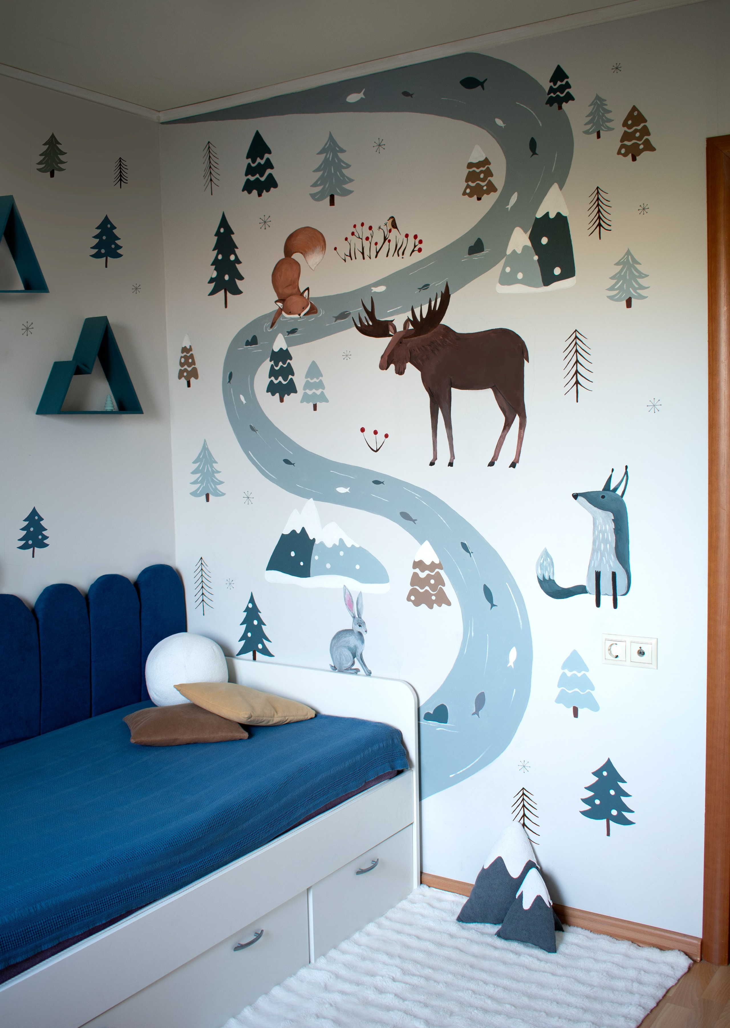 Настенная живопись. Роспись стен и декор в детских комнатах Москва и Подмосковье