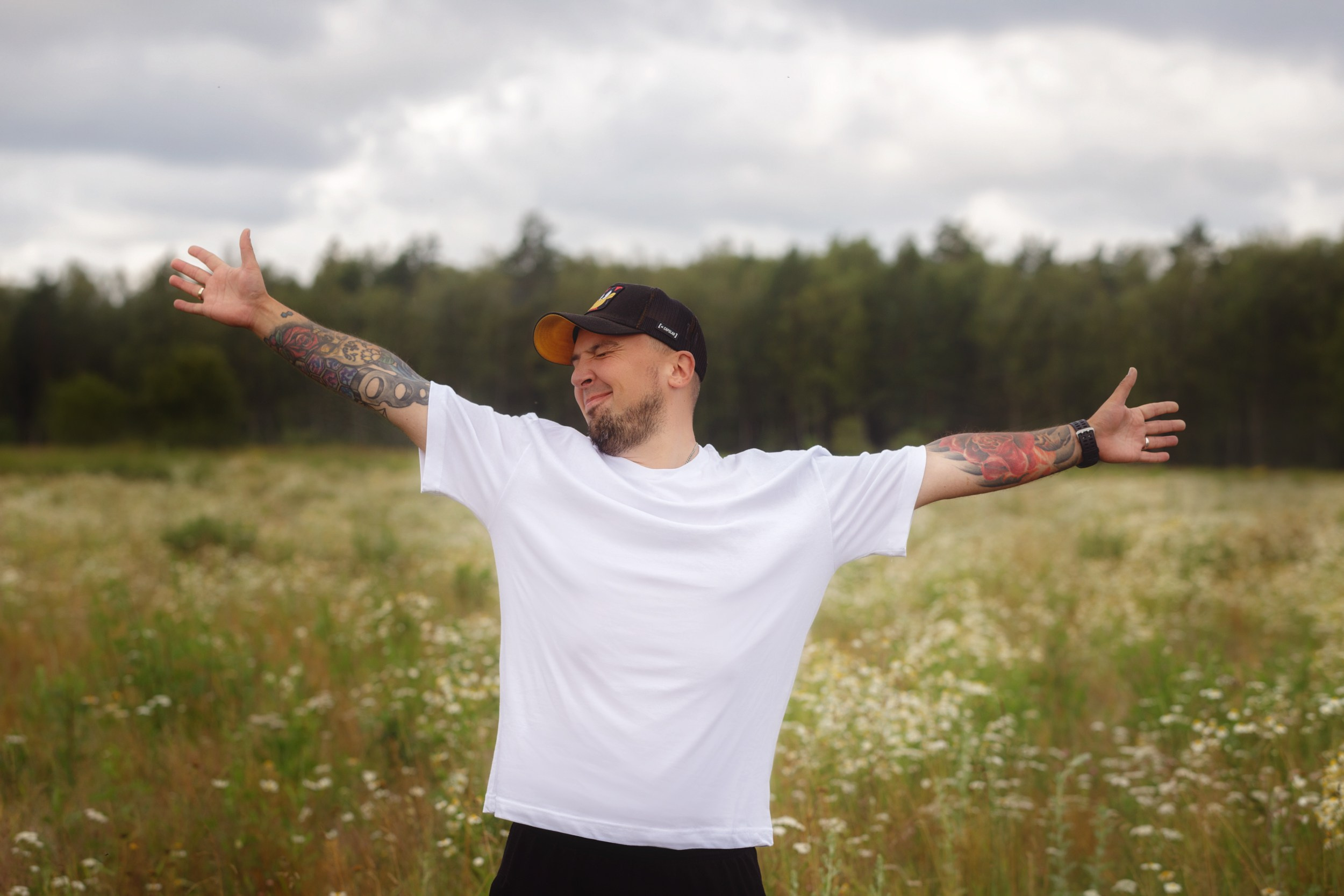 Буся и его семья. Семейная фотосессия на природе. Фотограф-анималист в Калуге Мария Шерскова