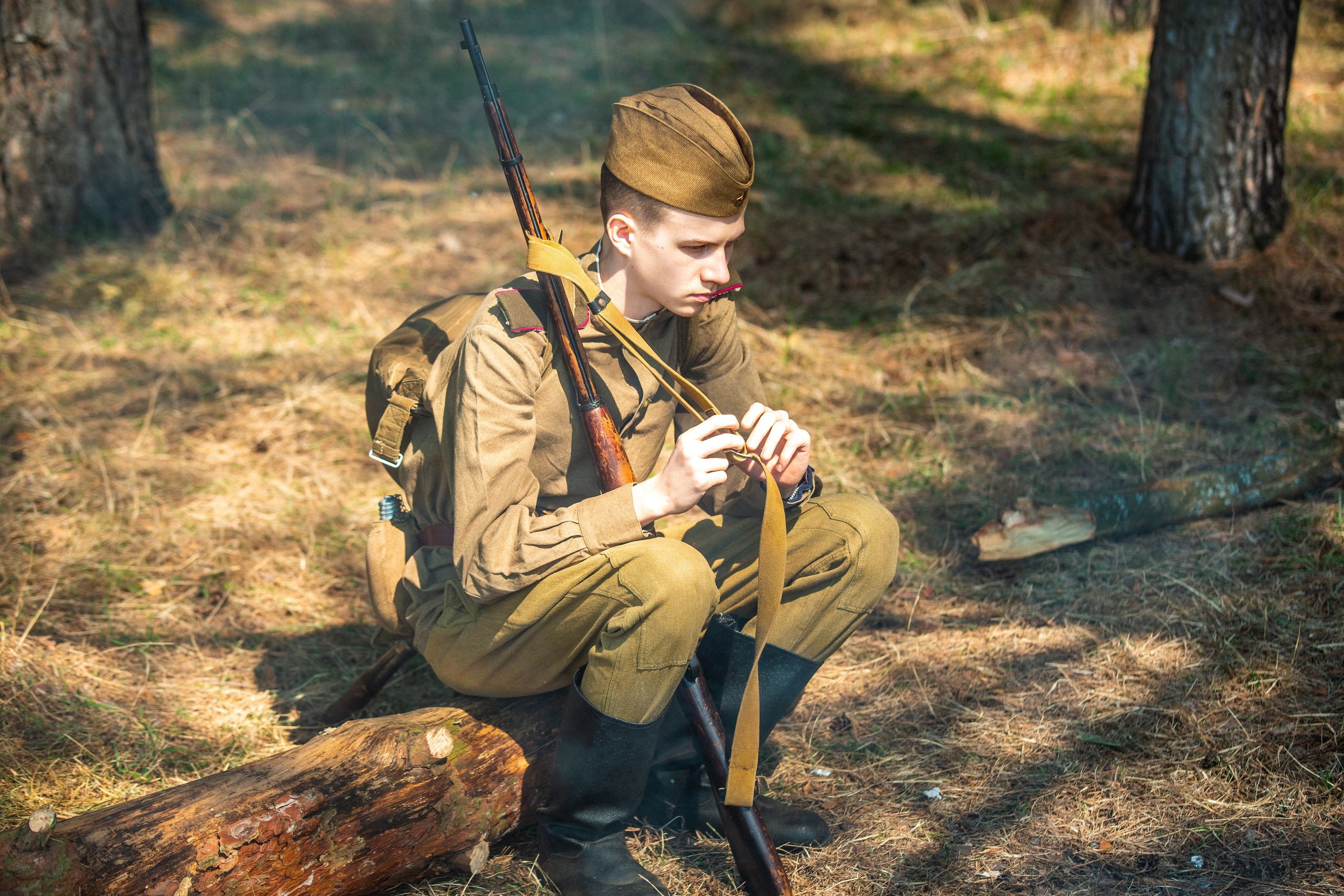 РЕКОНСТРУКЦИЯ БОЯ — ВОВ — БИТВА ЗА ГОРОД. Профессиональный фотограф в Мценске и Орловской области