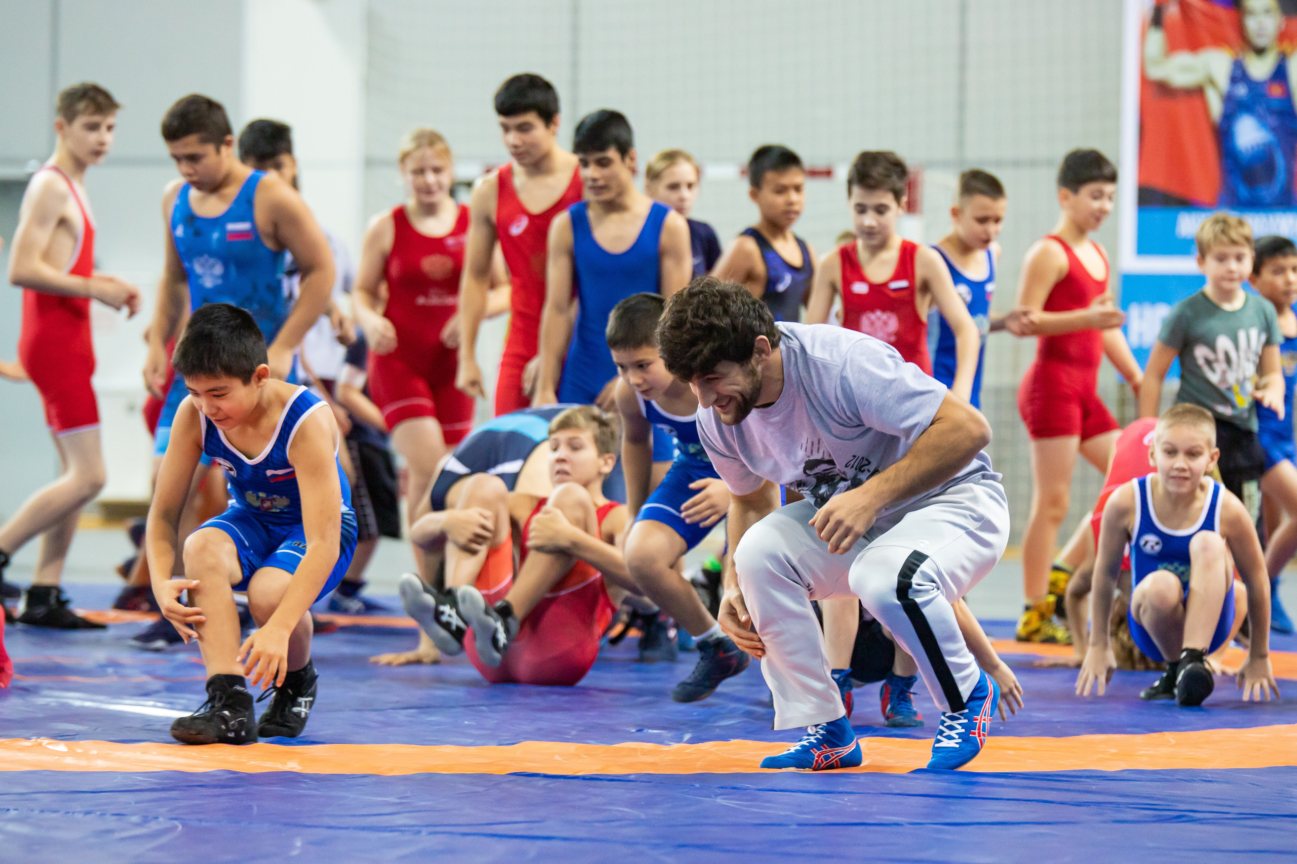 Мастер класс звёзд спортивной борьбы. Фотограф Александр Поздняков  Новосибирск