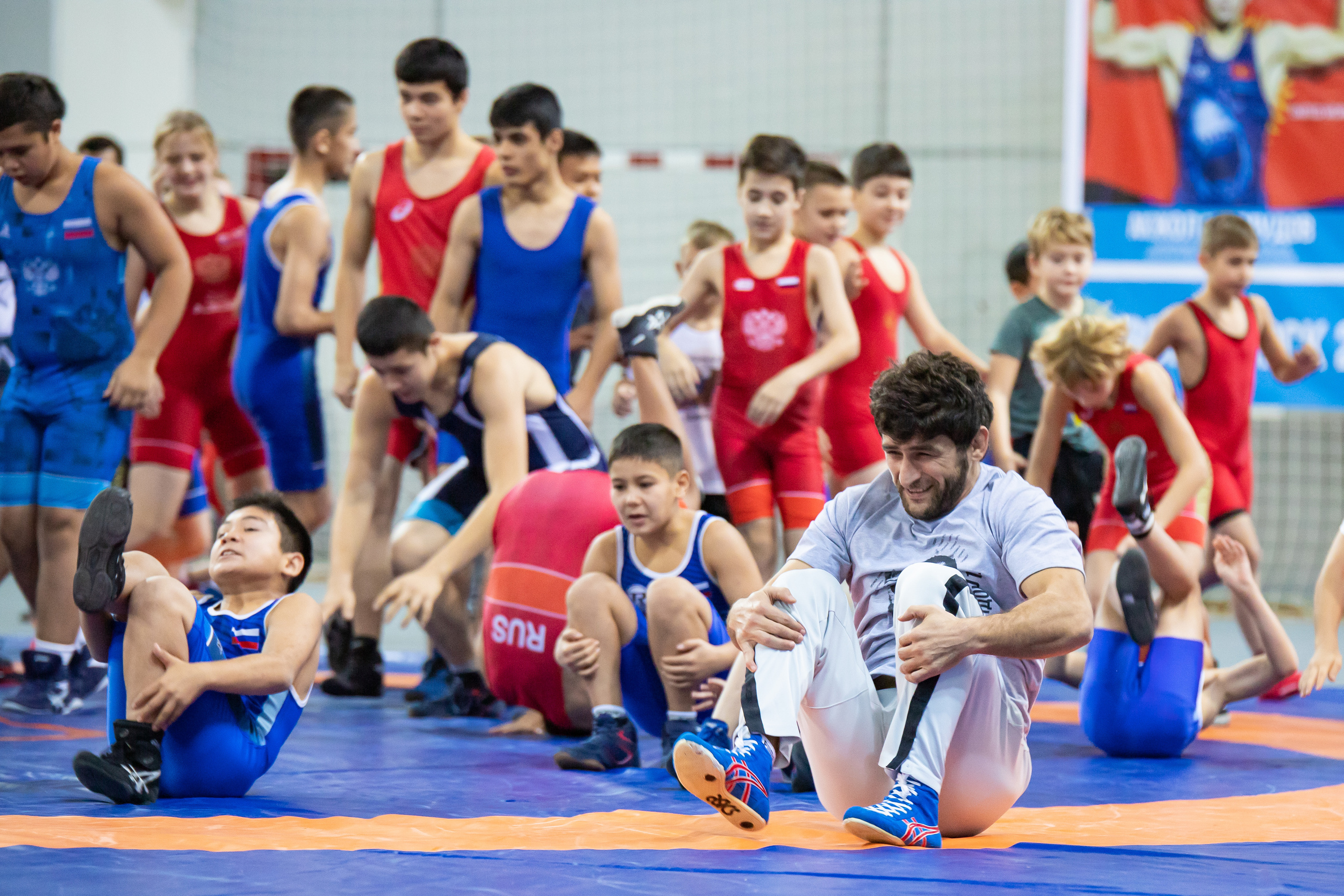 Мастер класс звёзд спортивной борьбы. Фотограф Александр Поздняков  Новосибирск