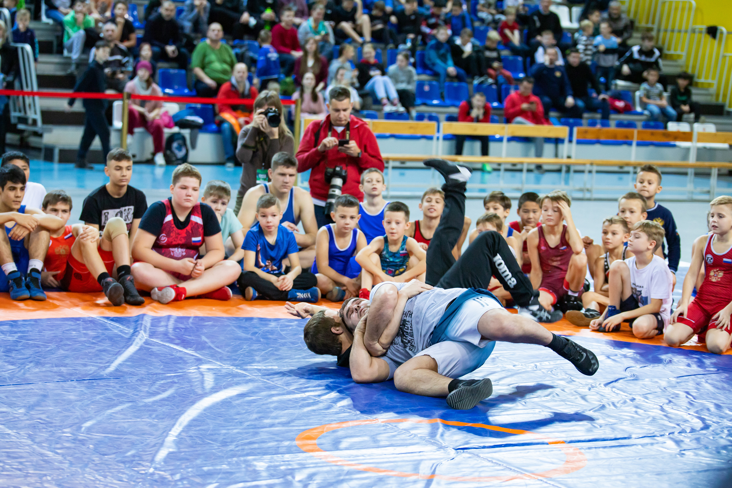 Мастер класс звёзд спортивной борьбы. Фотограф Александр Поздняков  Новосибирск