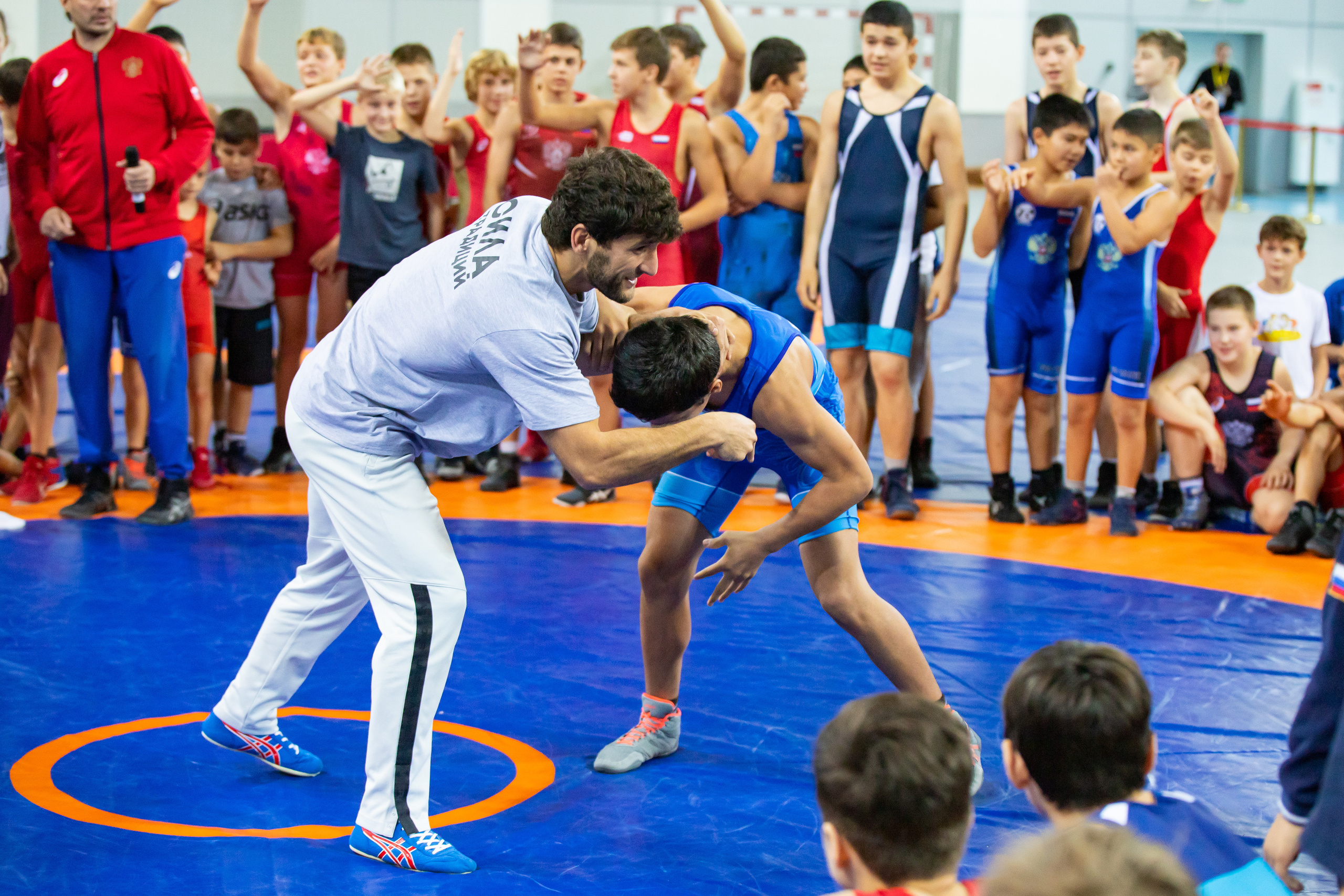 Мастер класс звёзд спортивной борьбы. Фотограф Александр Поздняков  Новосибирск