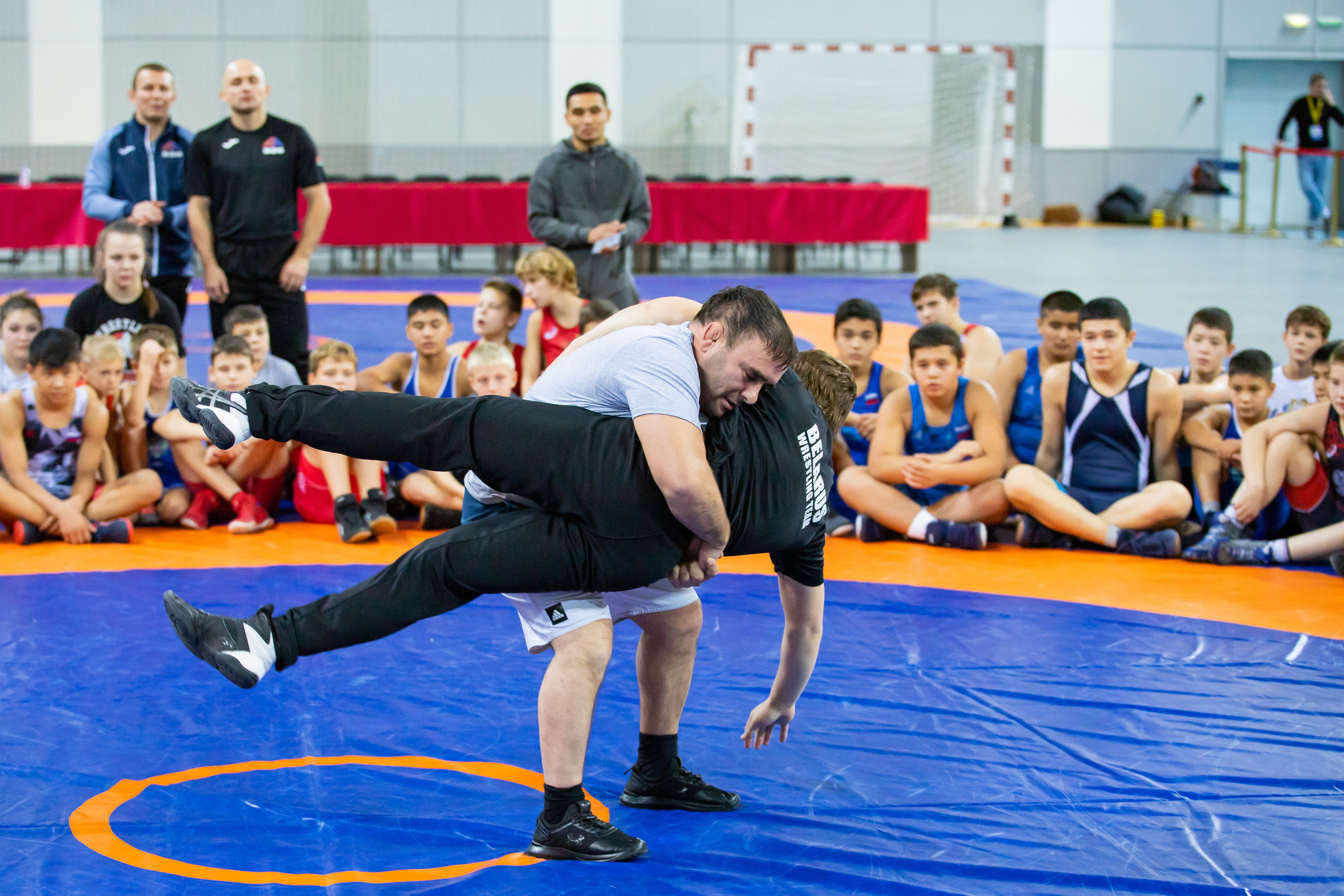 Мастер класс звёзд спортивной борьбы. Фотограф Александр Поздняков  Новосибирск