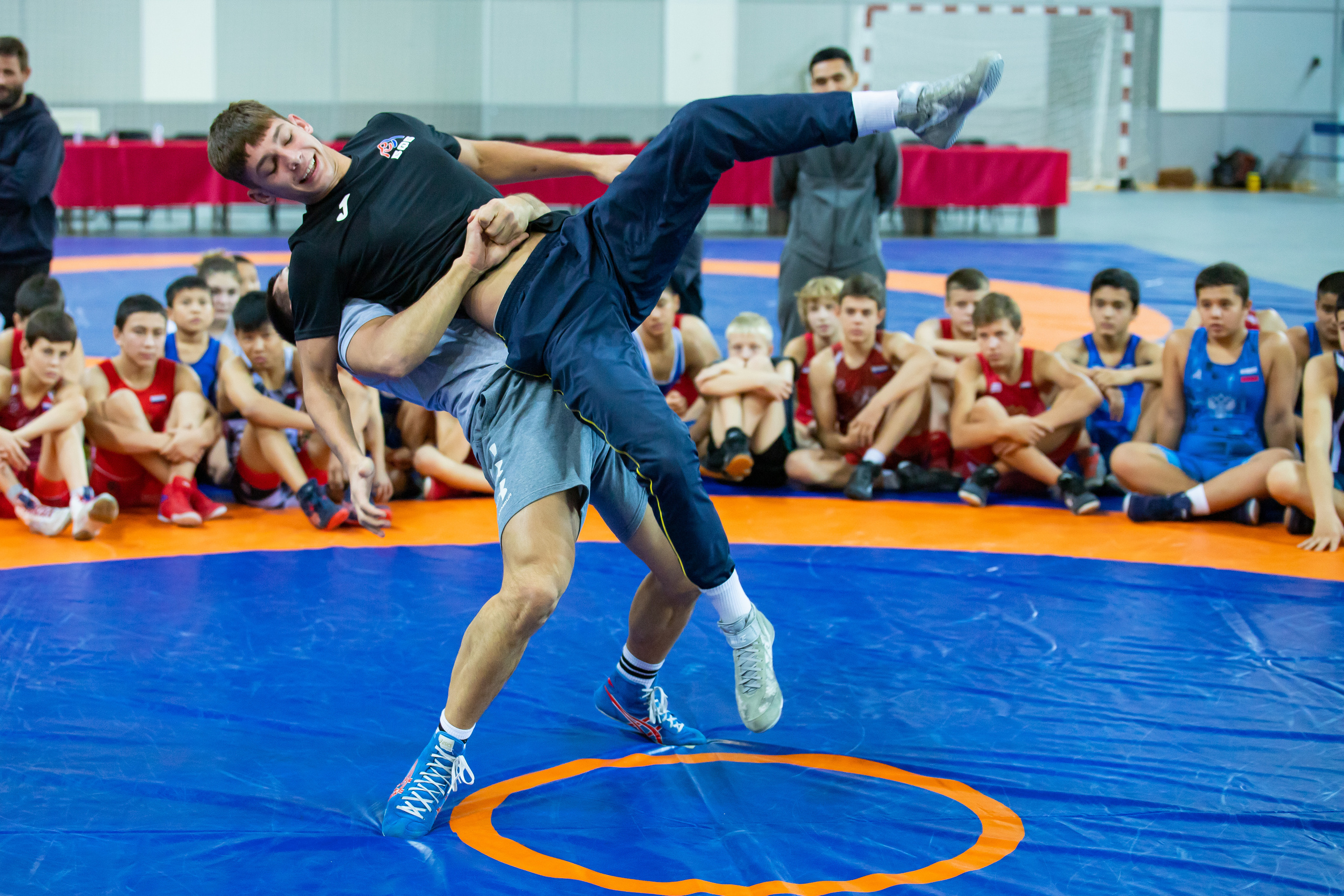Мастер класс звёзд спортивной борьбы. Фотограф Александр Поздняков  Новосибирск