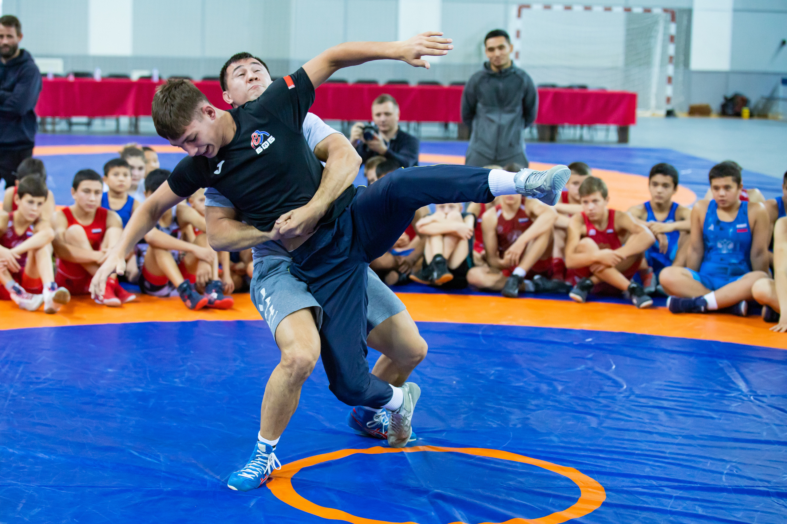 Мастер класс звёзд спортивной борьбы. Фотограф Александр Поздняков  Новосибирск
