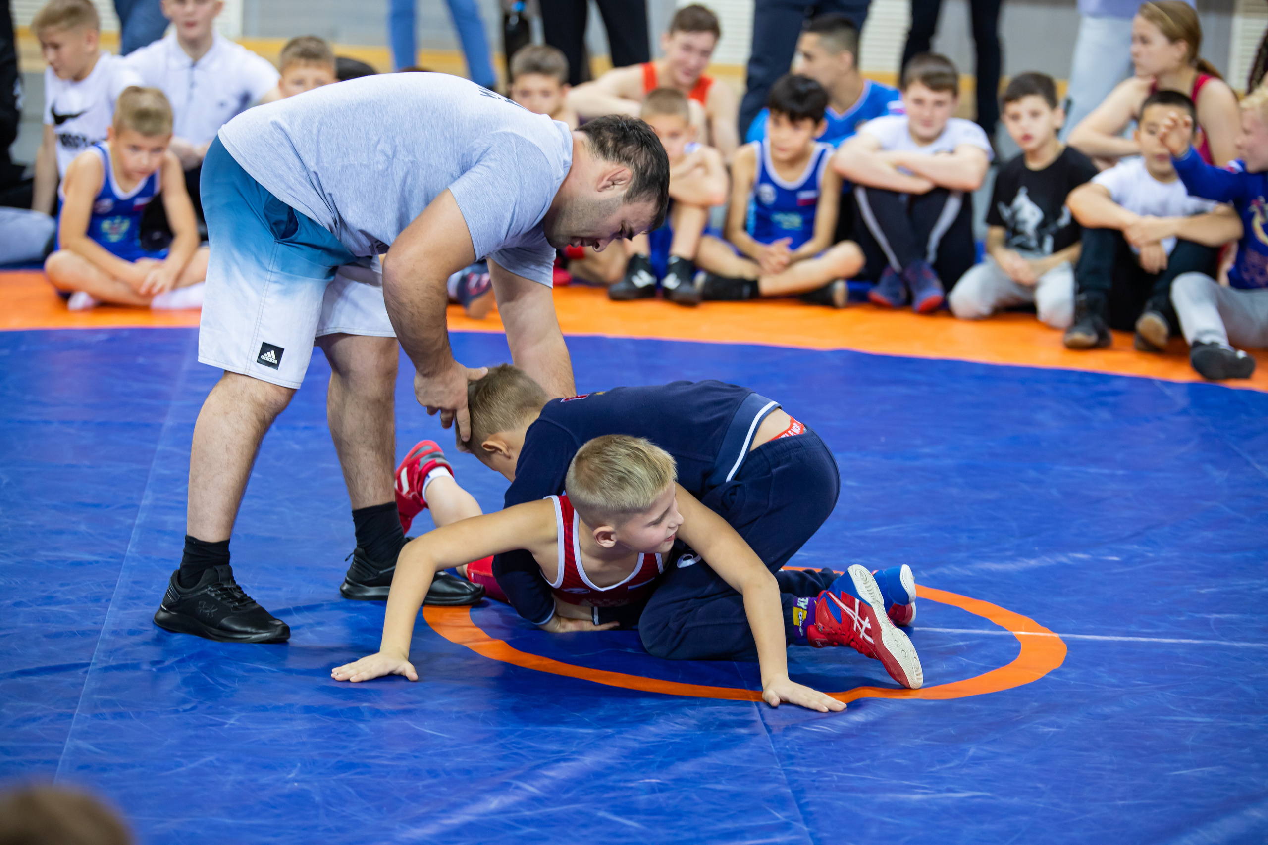 Мастер класс звёзд спортивной борьбы. Фотограф Александр Поздняков  Новосибирск