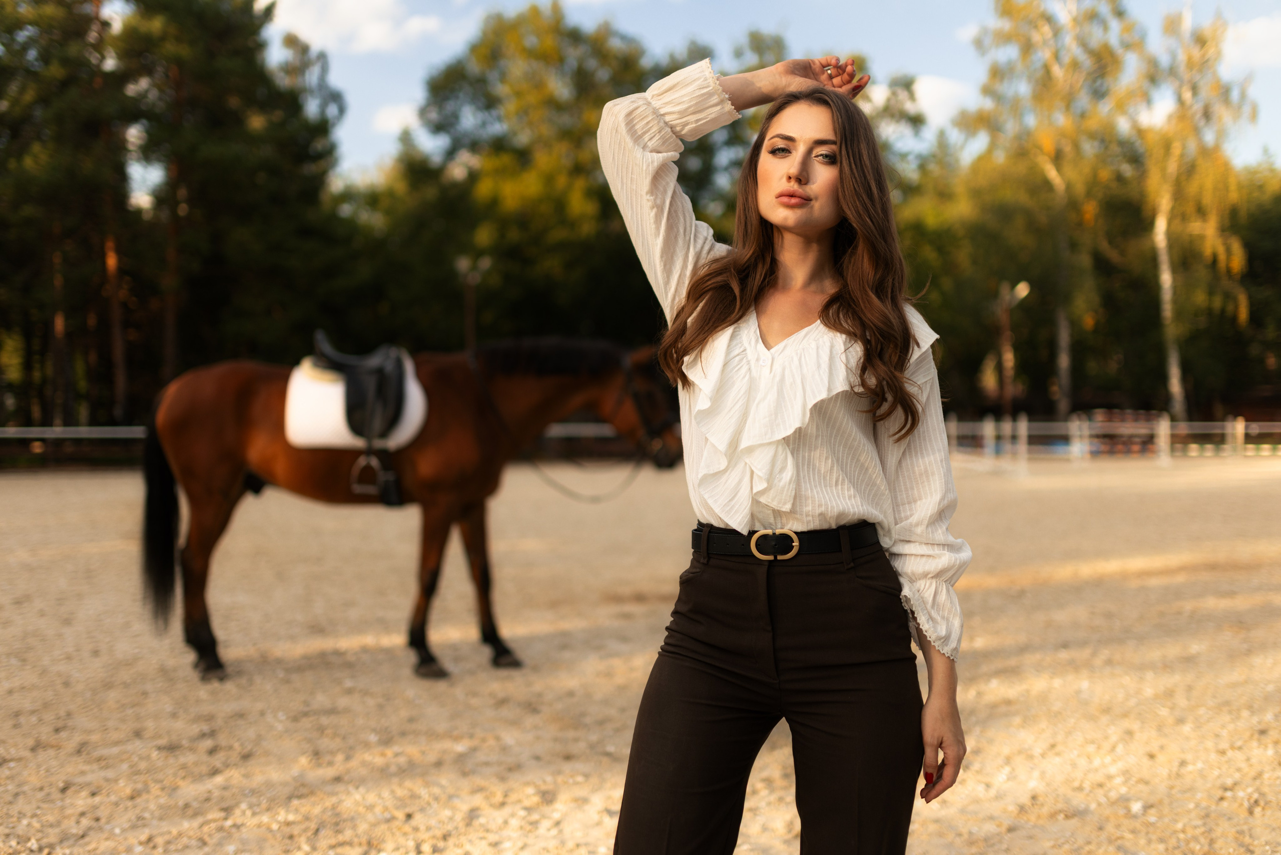 Фотосессия с лошадью для Анастасии в формате для «себя». Дмитрий Шульгин, портретный фотограф в Воронеже